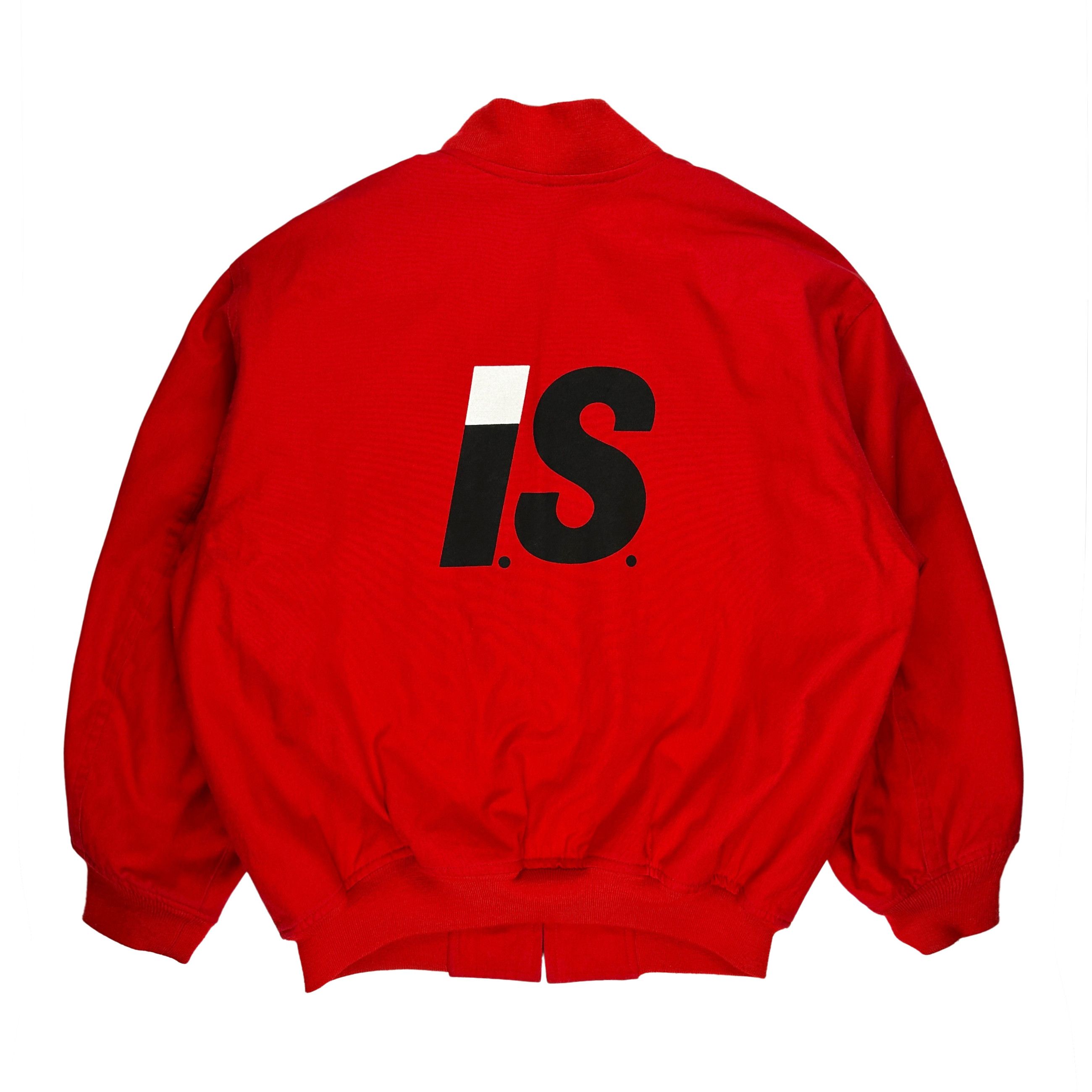 image of Issey Miyake x Tsumori Chisato 80's I.s. Padded Bomber in Red, Men's (Size Small)