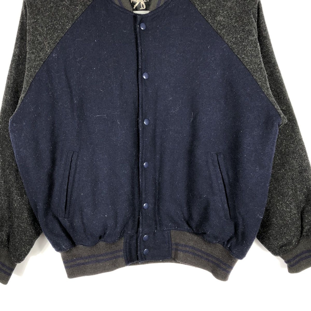 Band Tees × Vintage 🔥Archival🔥Elvis Presley Promo Concert Wool Varsity Jacket Size US L / EU 52-54 / 3 - 5 Thumbnail