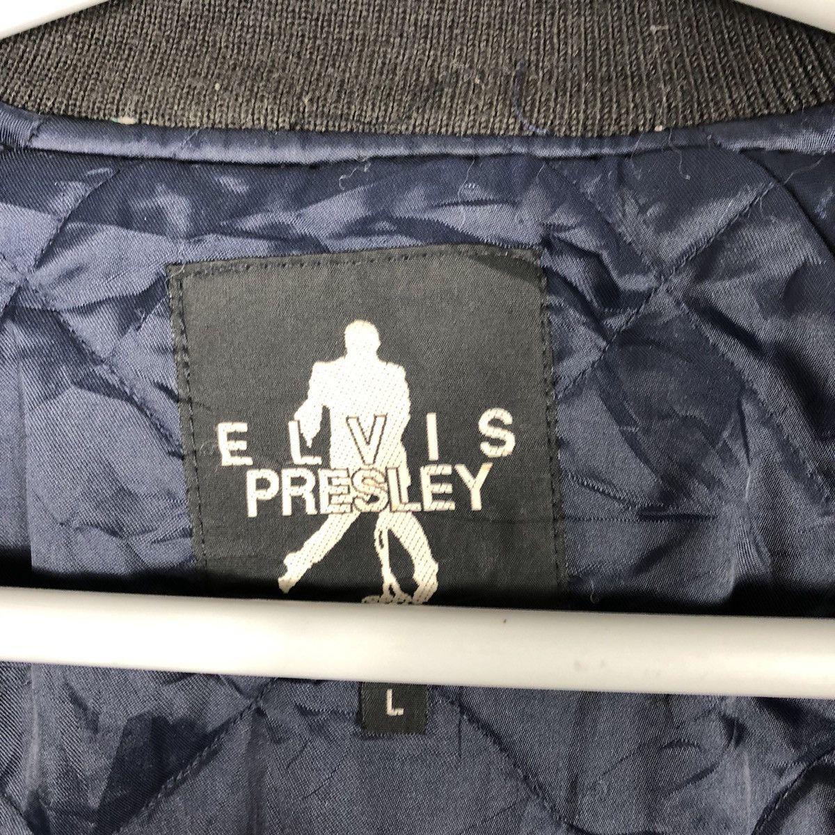 Band Tees × Vintage 🔥Archival🔥Elvis Presley Promo Concert Wool Varsity Jacket Size US L / EU 52-54 / 3 - 14 Thumbnail