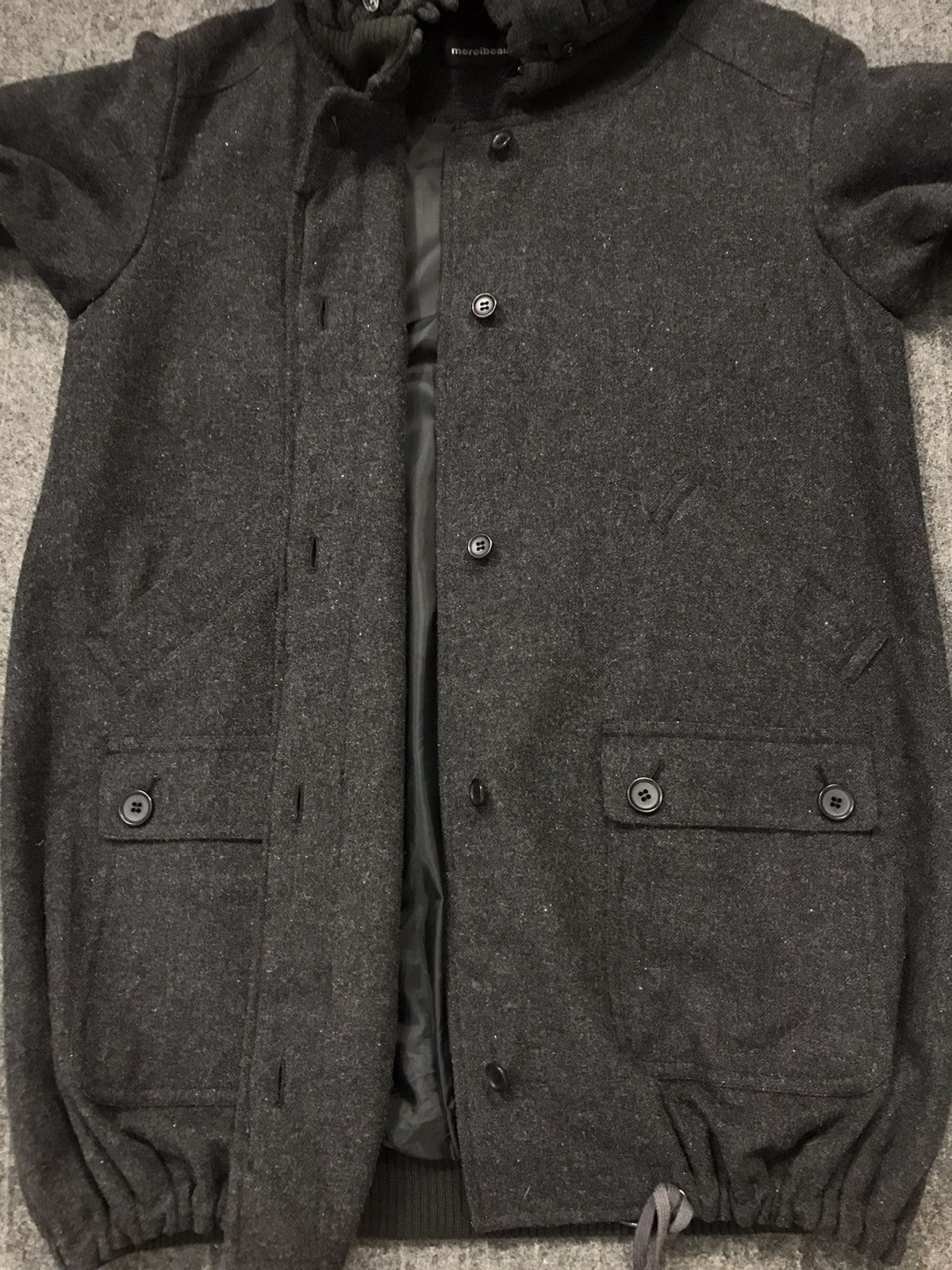 Japanese Brand × Vintage × mercibeaucoup Vintage Mercibeaucoup Jacket Wool Design Issey Miyake Size US L / EU 52-54 / 3 - 6 Thumbnail