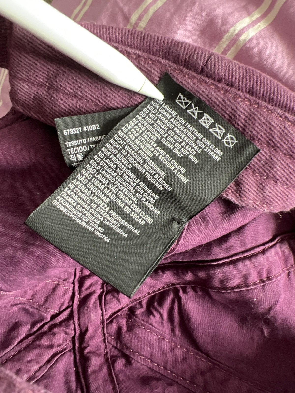 Balenciaga Balenciaga Spray Cap in Purple Size ONE SIZE - 8 Thumbnail