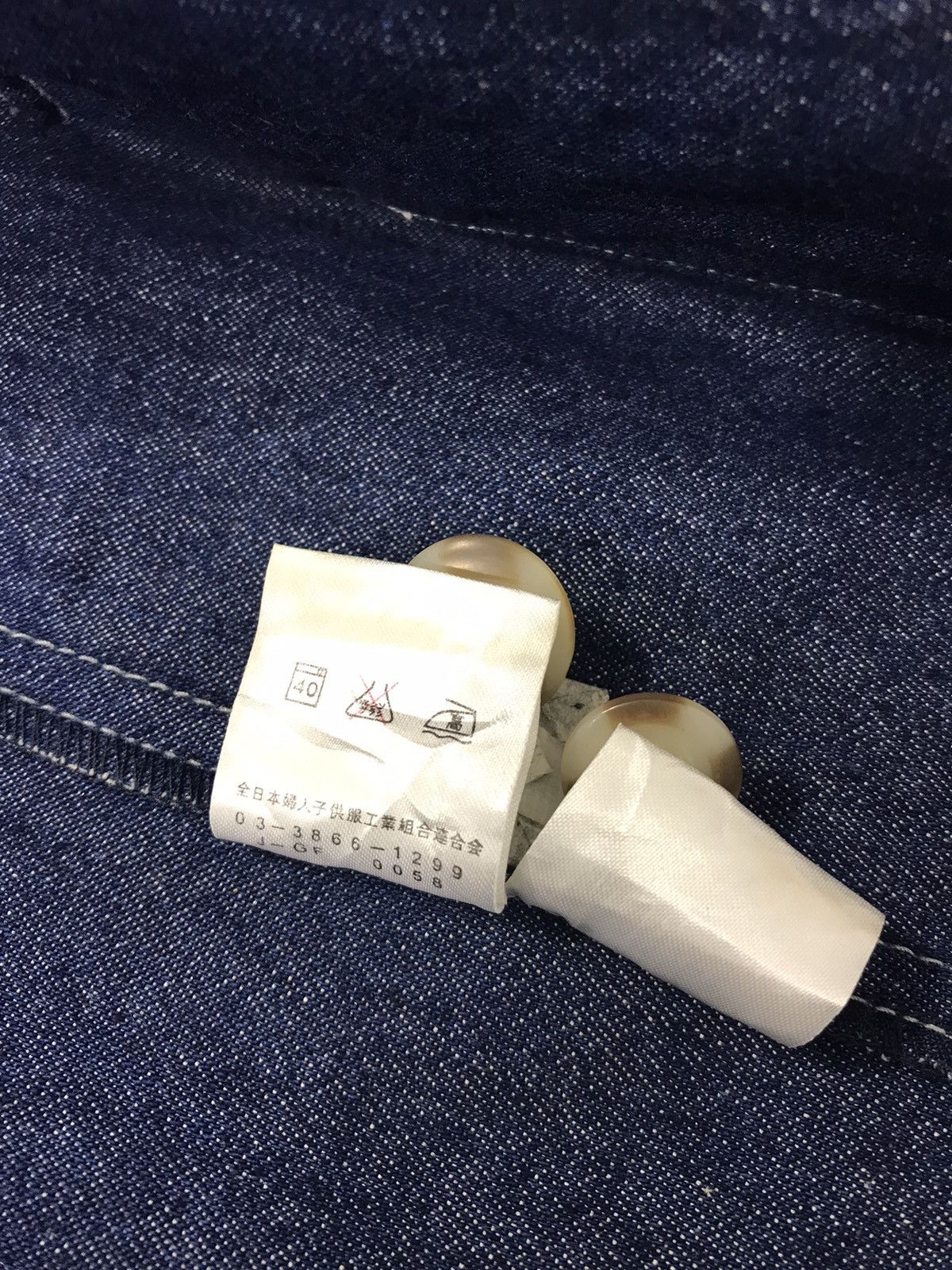 Japanese Brand × Vintage Vintage Bonskip Denim Button Up Pocket Style Size US XL / EU 56 / 4 - 9 Thumbnail