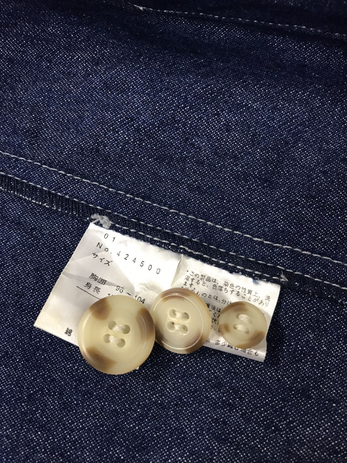 Japanese Brand × Vintage Vintage Bonskip Denim Button Up Pocket Style Size US XL / EU 56 / 4 - 8 Thumbnail