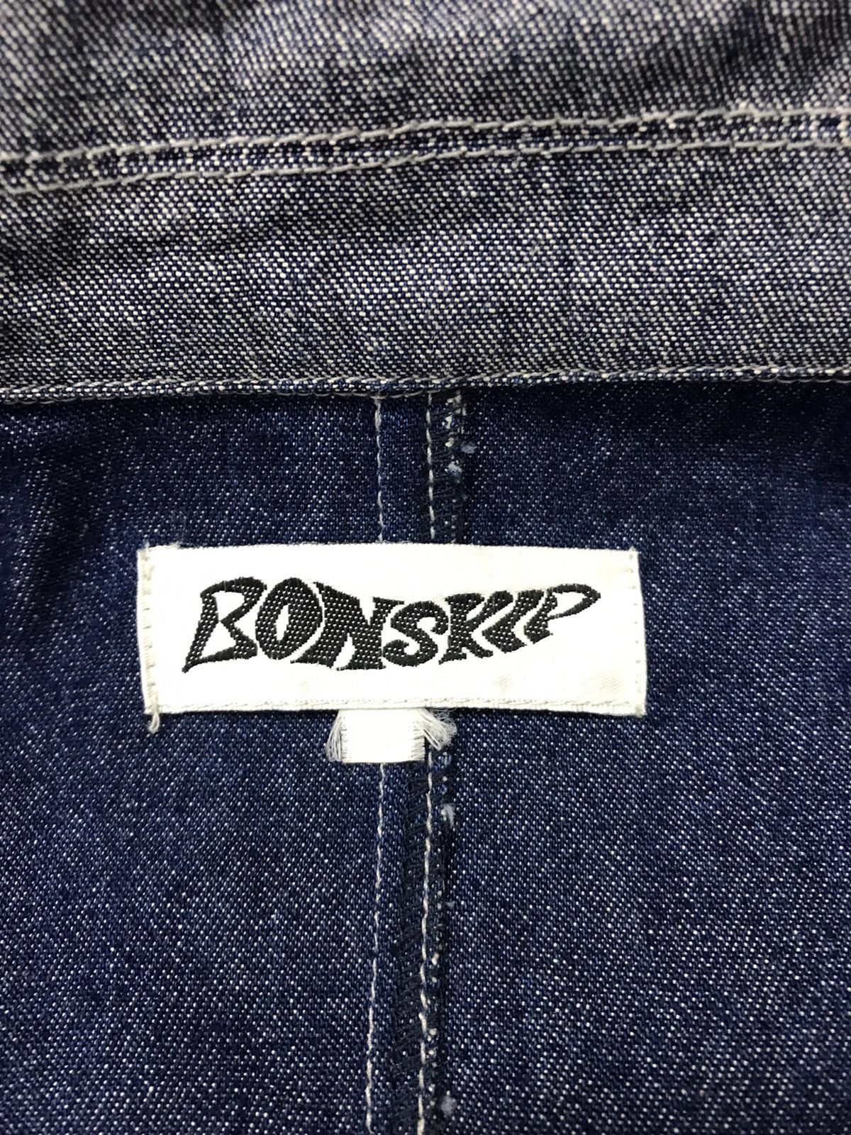 Japanese Brand × Vintage Vintage Bonskip Denim Button Up Pocket Style Size US XL / EU 56 / 4 - 7 Thumbnail