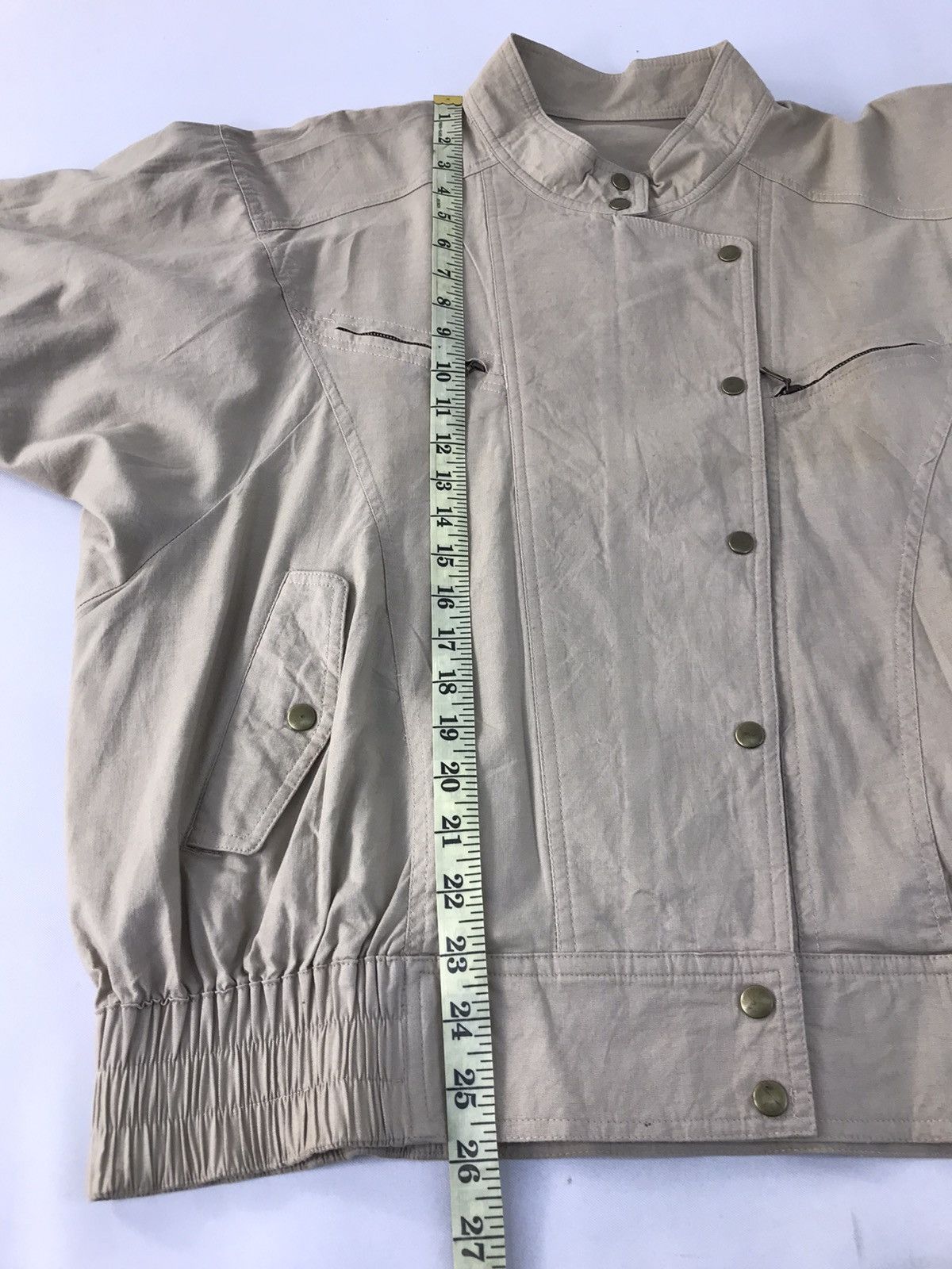 Japanese Brand × Vintage Vintage Japanesebrand Bomber Jacket Fashion Pocket Design Size US XL / EU 56 / 4 - 10 Thumbnail