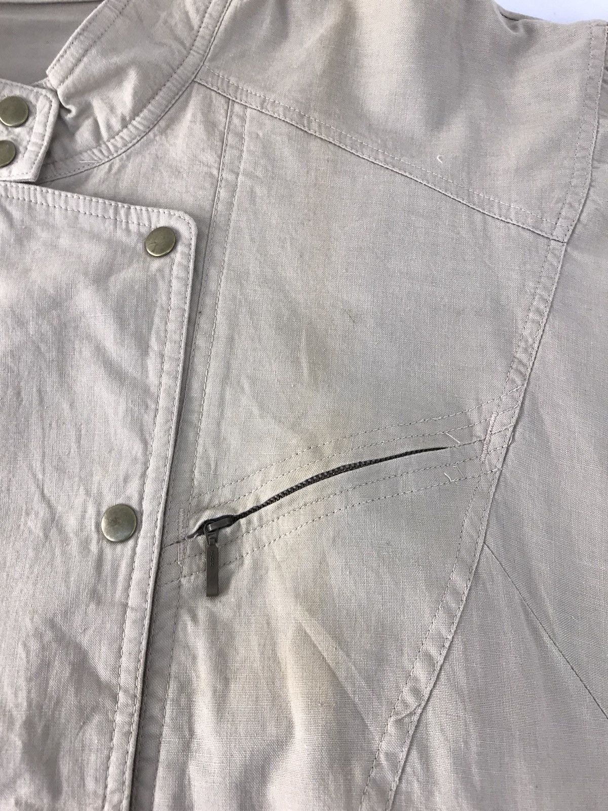 Japanese Brand × Vintage Vintage Japanesebrand Bomber Jacket Fashion Pocket Design Size US XL / EU 56 / 4 - 4 Thumbnail