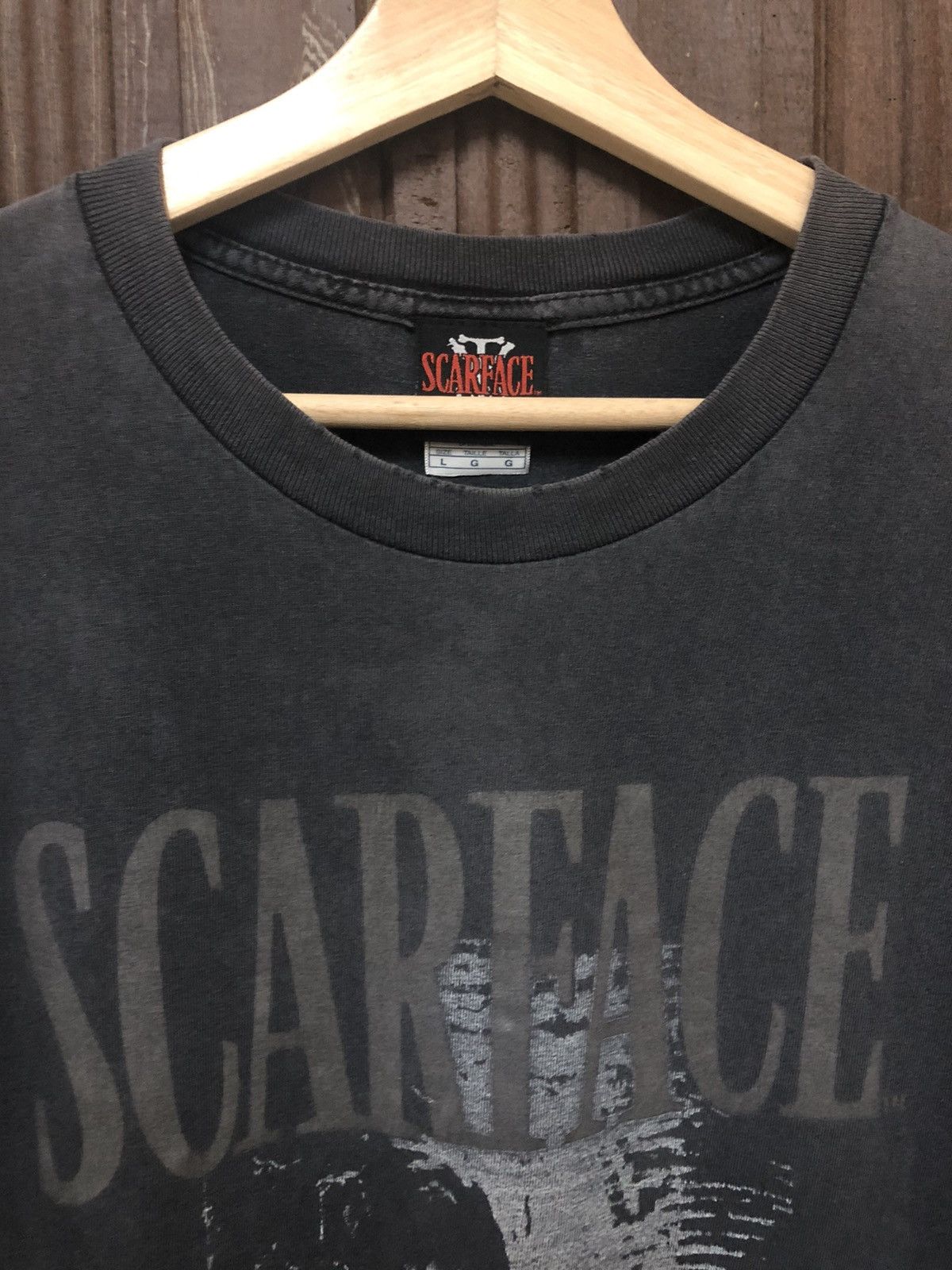 Vintage Vintage Scarface American Crime Drama Distress Rare T Shirt Size US L / EU 52-54 / 3 - 7 Thumbnail