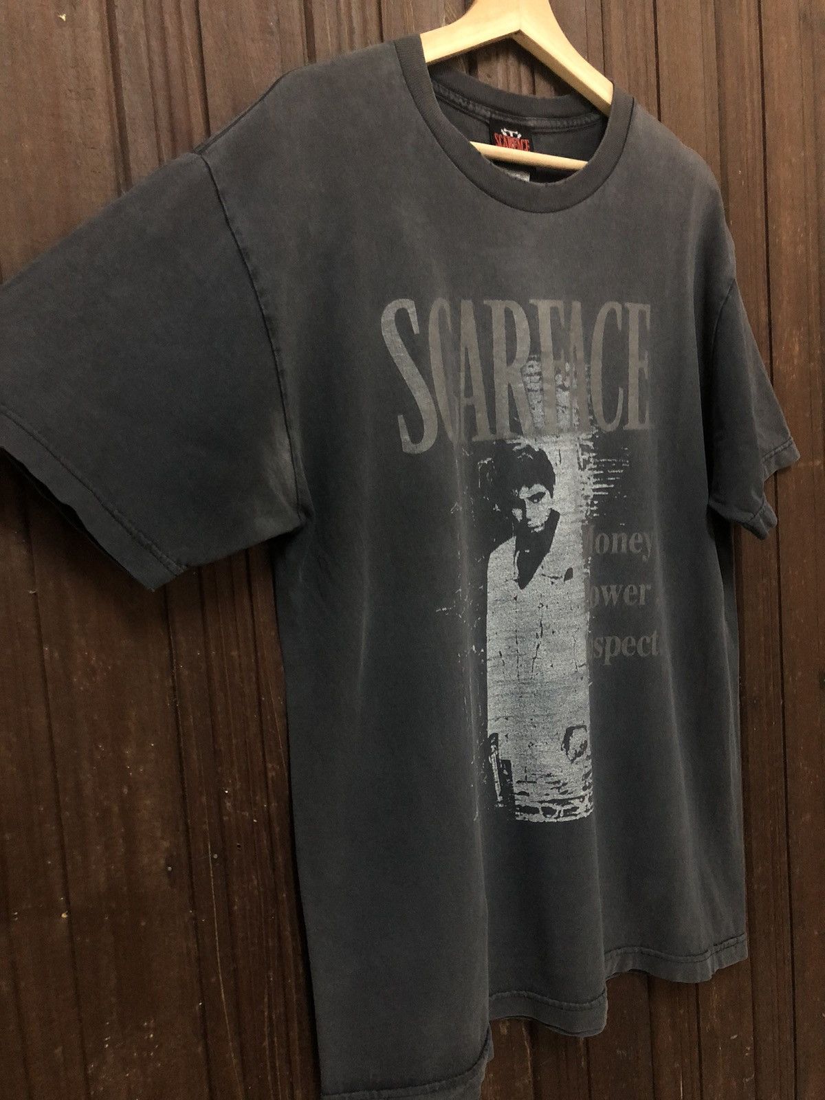 Vintage Vintage Scarface American Crime Drama Distress Rare T Shirt Size US L / EU 52-54 / 3 - 4 Thumbnail