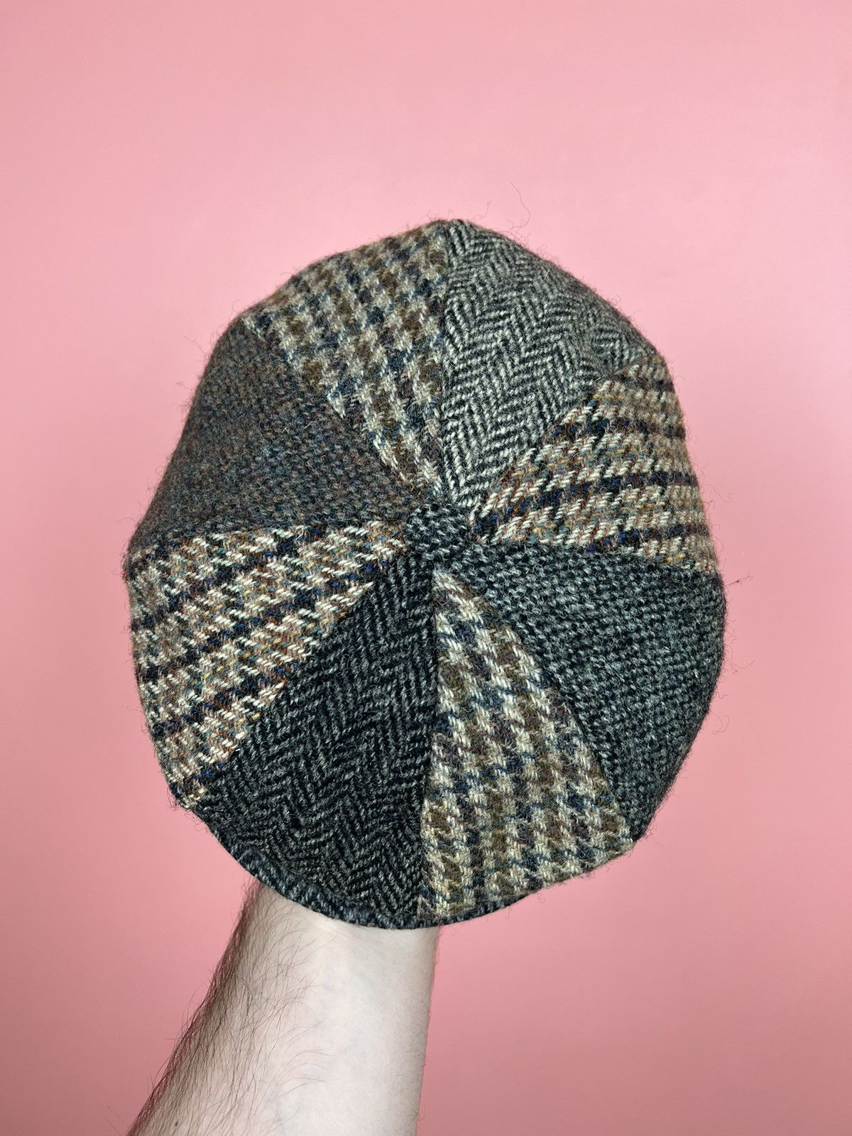 Harris Tweed Harris tweed casual cat eight-part peaked flat hat Size ONE SIZE - 5 Thumbnail