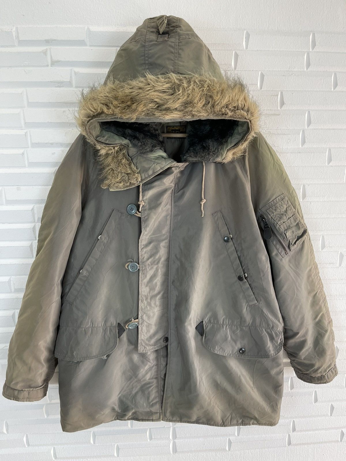 Buzz Rickson's × Toyo Enterprises BUZZ RICKSON’S Type N-3B Air Crew Man’s Attached Hood Jacket Size US L / EU 52-54 / 3 - 2 Thumbnail