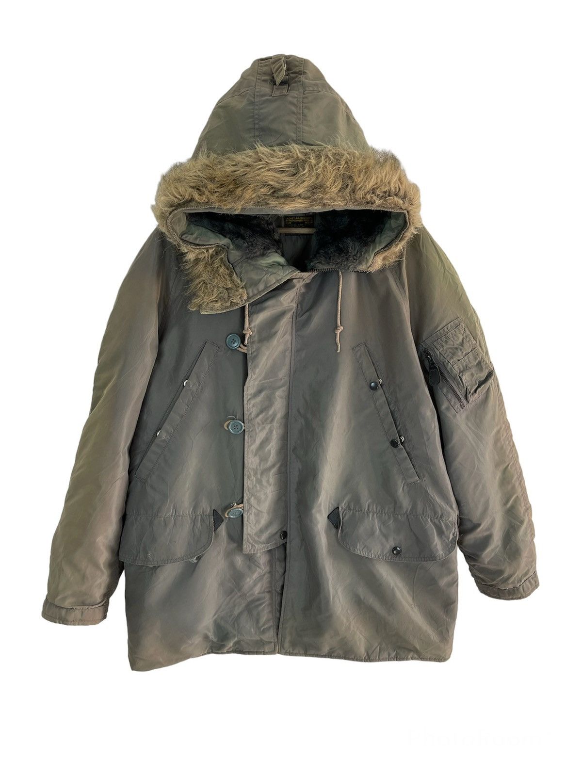 Buzz Rickson's × Toyo Enterprises BUZZ RICKSON’S Type N-3B Air Crew Man’s Attached Hood Jacket Size US L / EU 52-54 / 3 - 1 Thumbnail