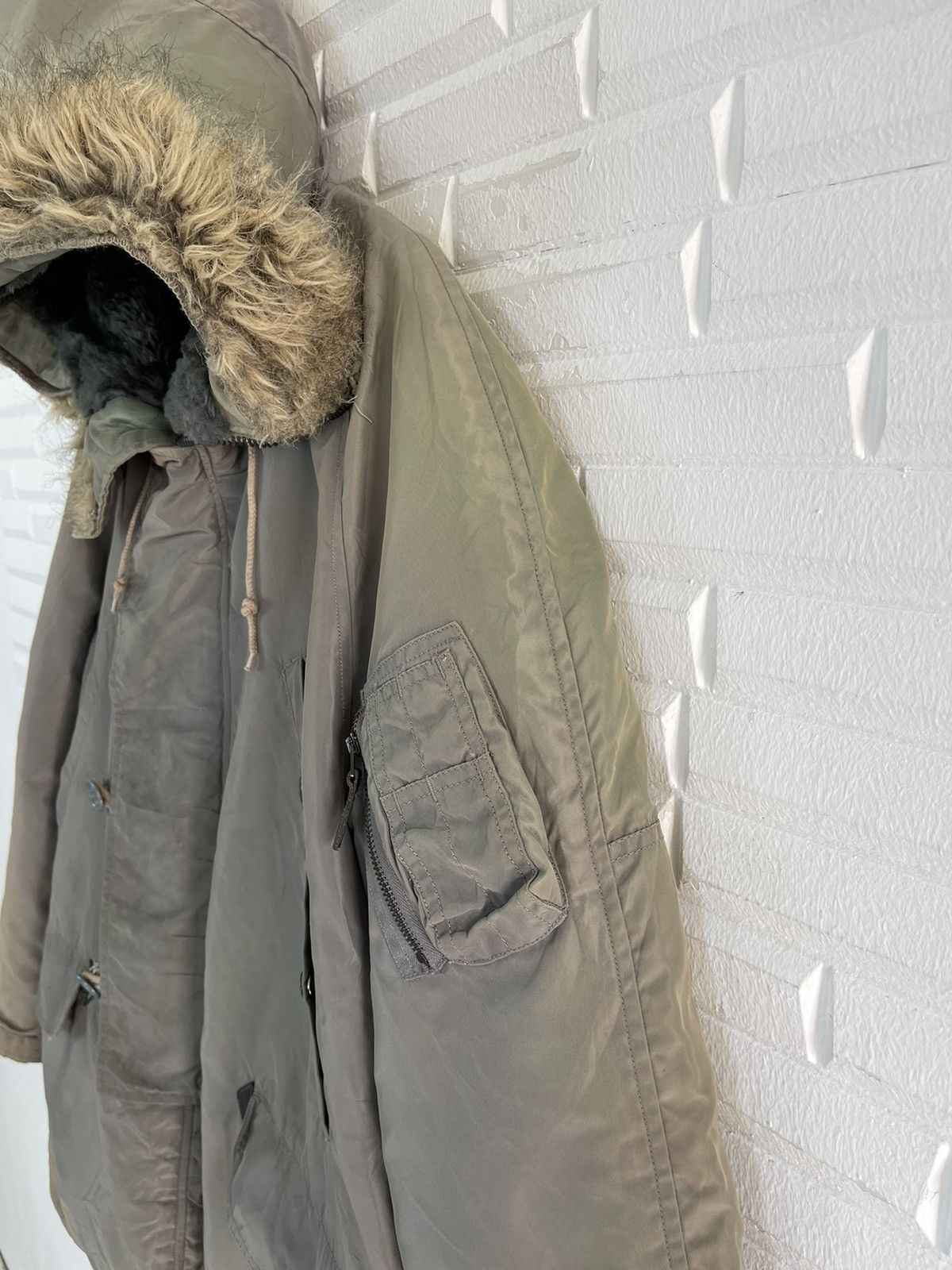 Buzz Rickson's × Toyo Enterprises BUZZ RICKSON’S Type N-3B Air Crew Man’s Attached Hood Jacket Size US L / EU 52-54 / 3 - 3 Thumbnail