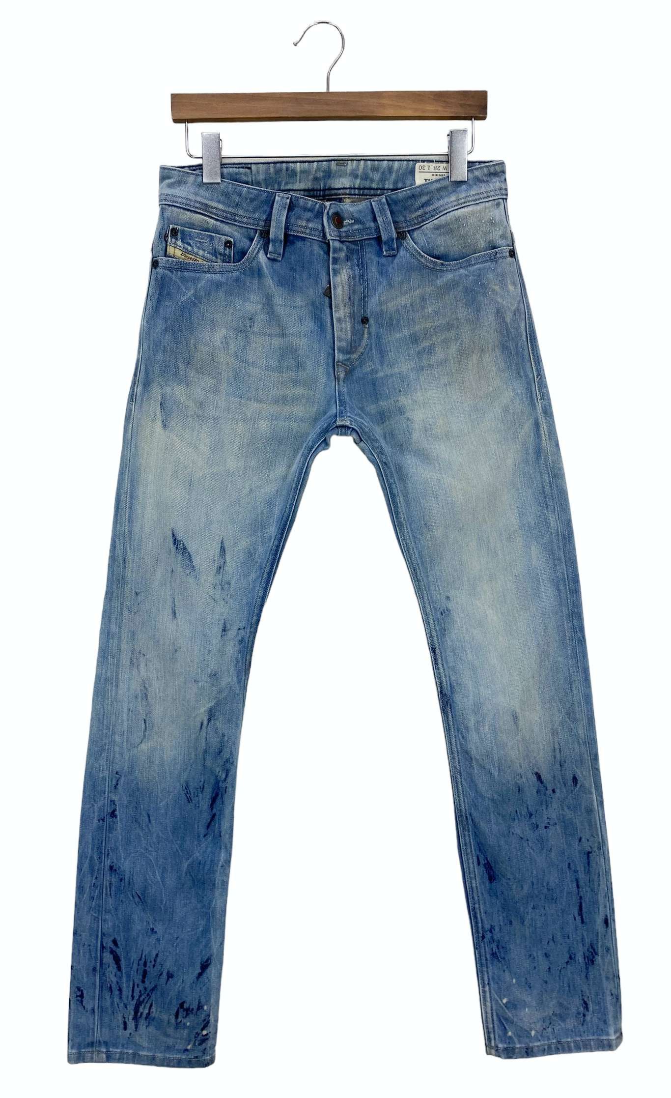 Diesel × Japanese Brand Diesel Denim Jeans Acid Wash Jeans Made in Italy Size US 31 - 2 Thumbnail