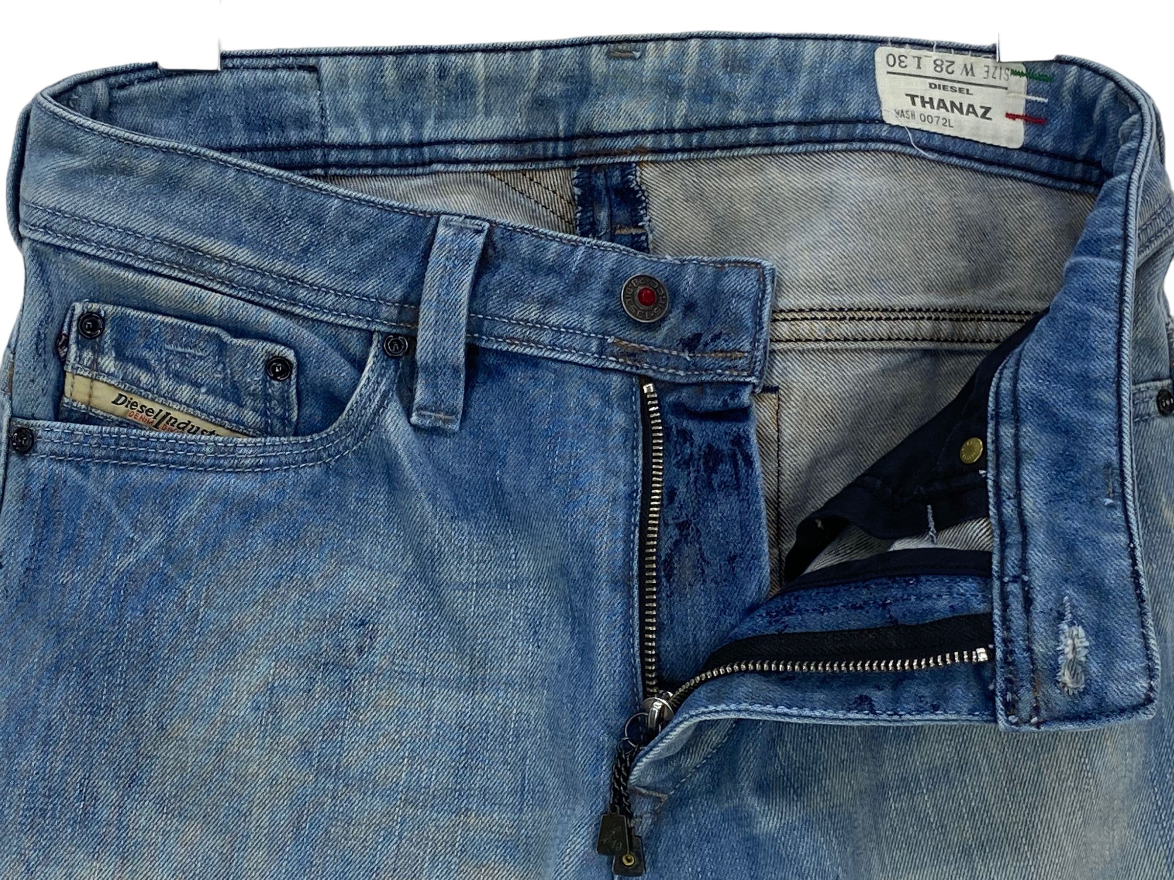 Diesel × Japanese Brand Diesel Denim Jeans Acid Wash Jeans Made in Italy Size US 31 - 13 Thumbnail