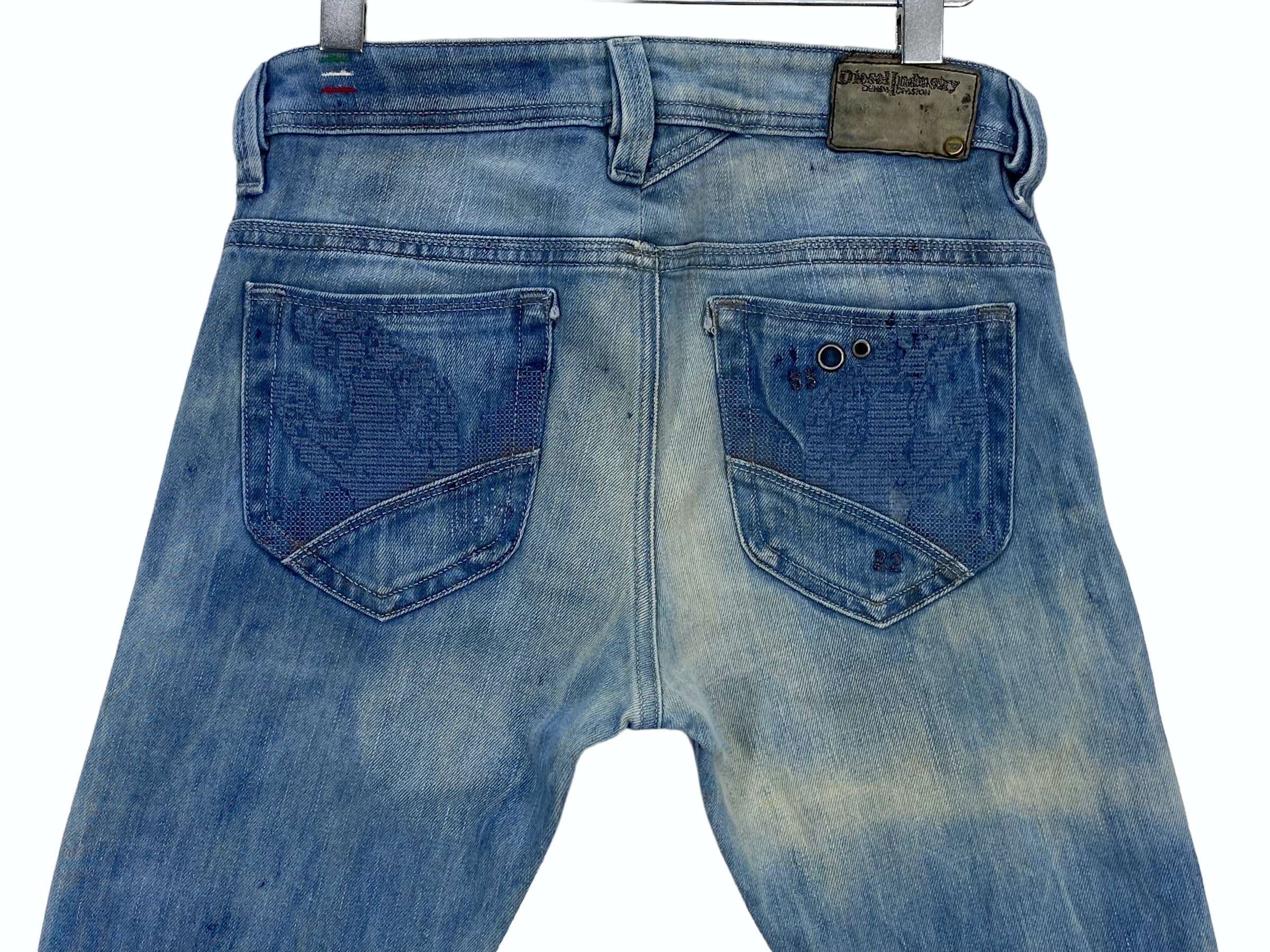 Diesel × Japanese Brand Diesel Denim Jeans Acid Wash Jeans Made in Italy Size US 31 - 6 Thumbnail