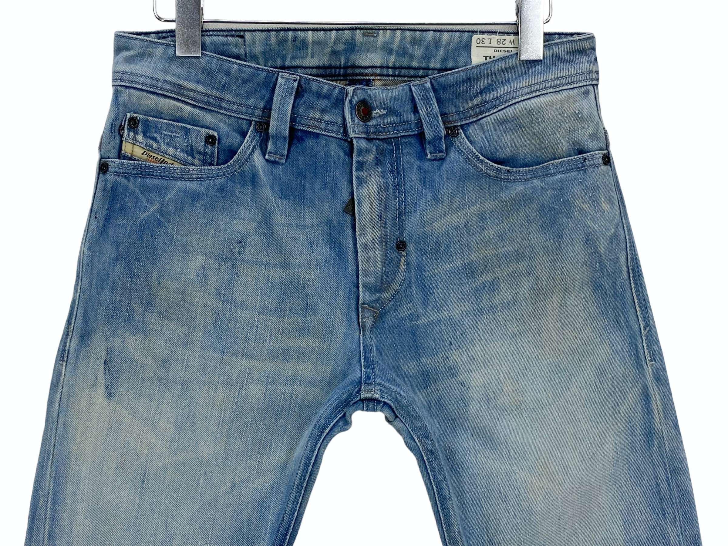 Diesel × Japanese Brand Diesel Denim Jeans Acid Wash Jeans Made in Italy Size US 31 - 3 Thumbnail
