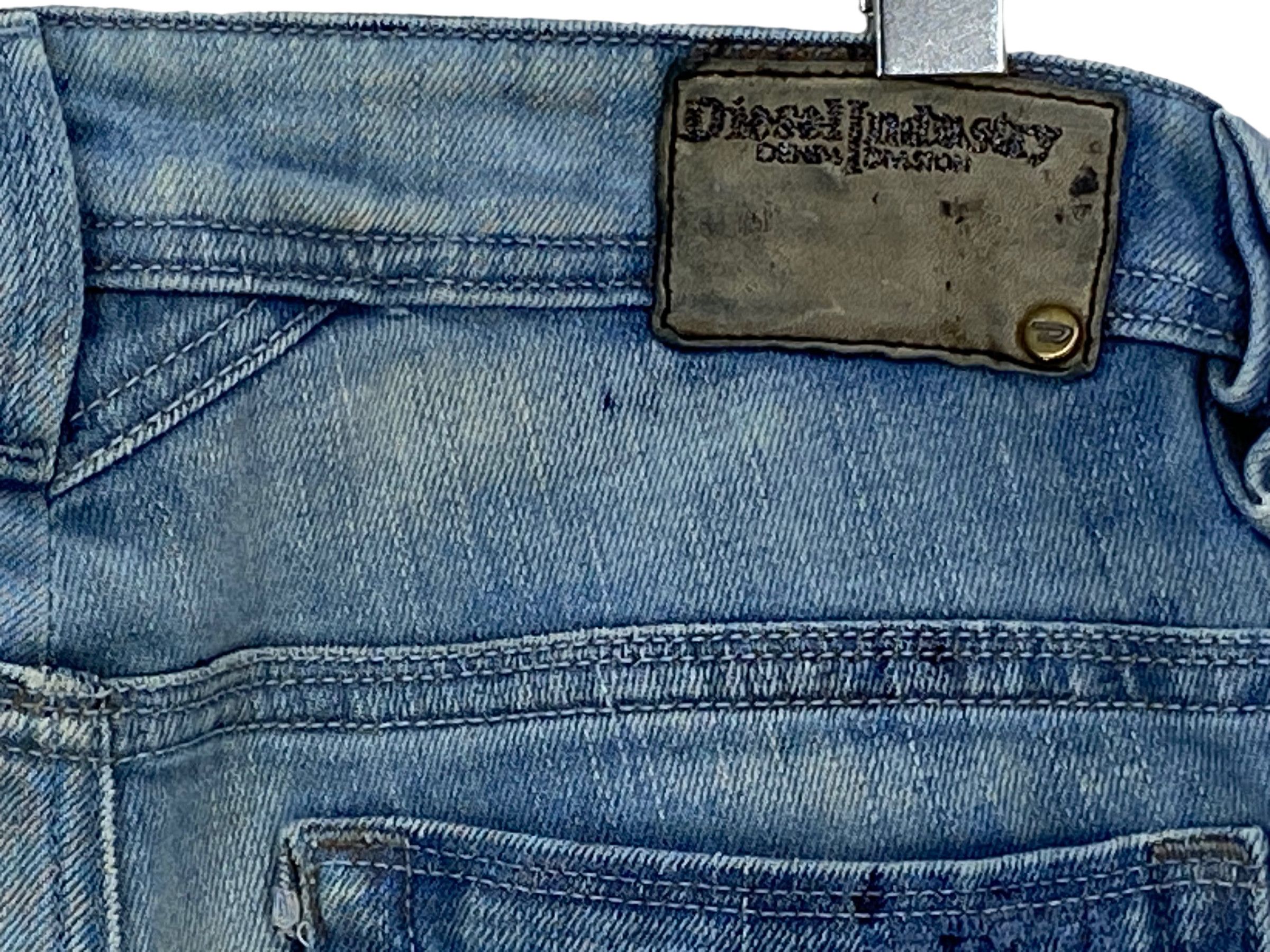 Diesel × Japanese Brand Diesel Denim Jeans Acid Wash Jeans Made in Italy Size US 31 - 12 Thumbnail