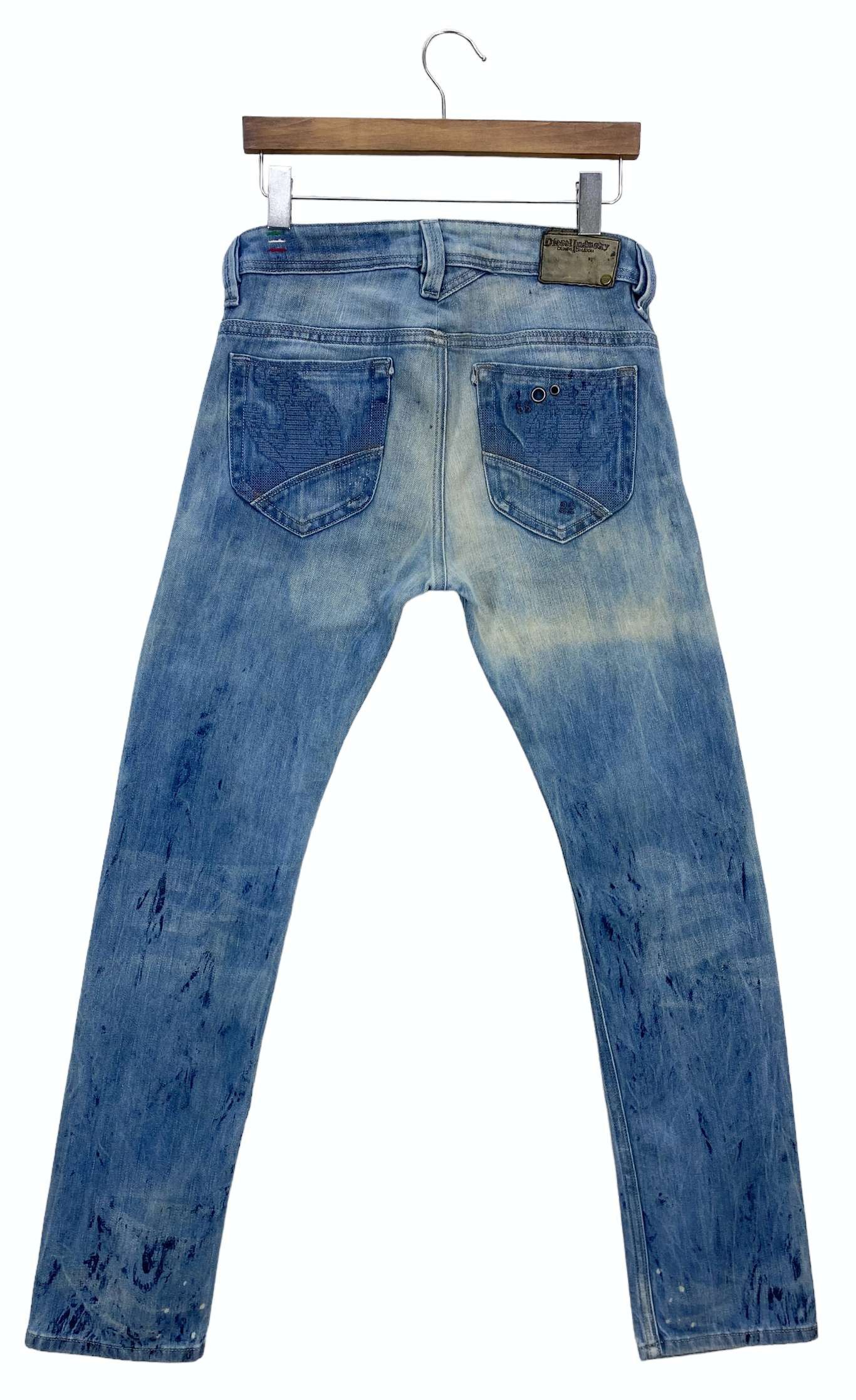 Diesel × Japanese Brand Diesel Denim Jeans Acid Wash Jeans Made in Italy Size US 31 - 1 Thumbnail