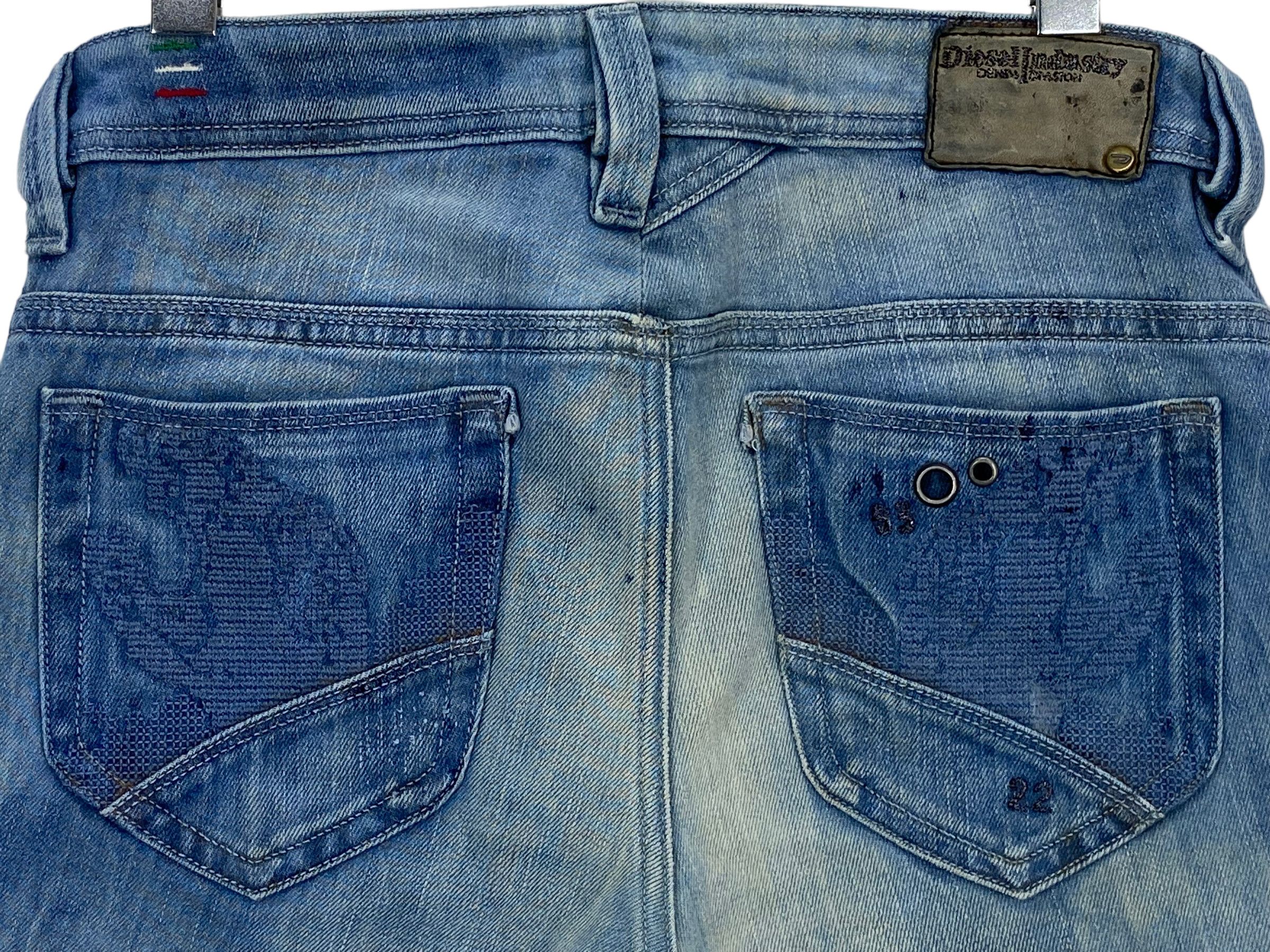 Diesel × Japanese Brand Diesel Denim Jeans Acid Wash Jeans Made in Italy Size US 31 - 11 Thumbnail