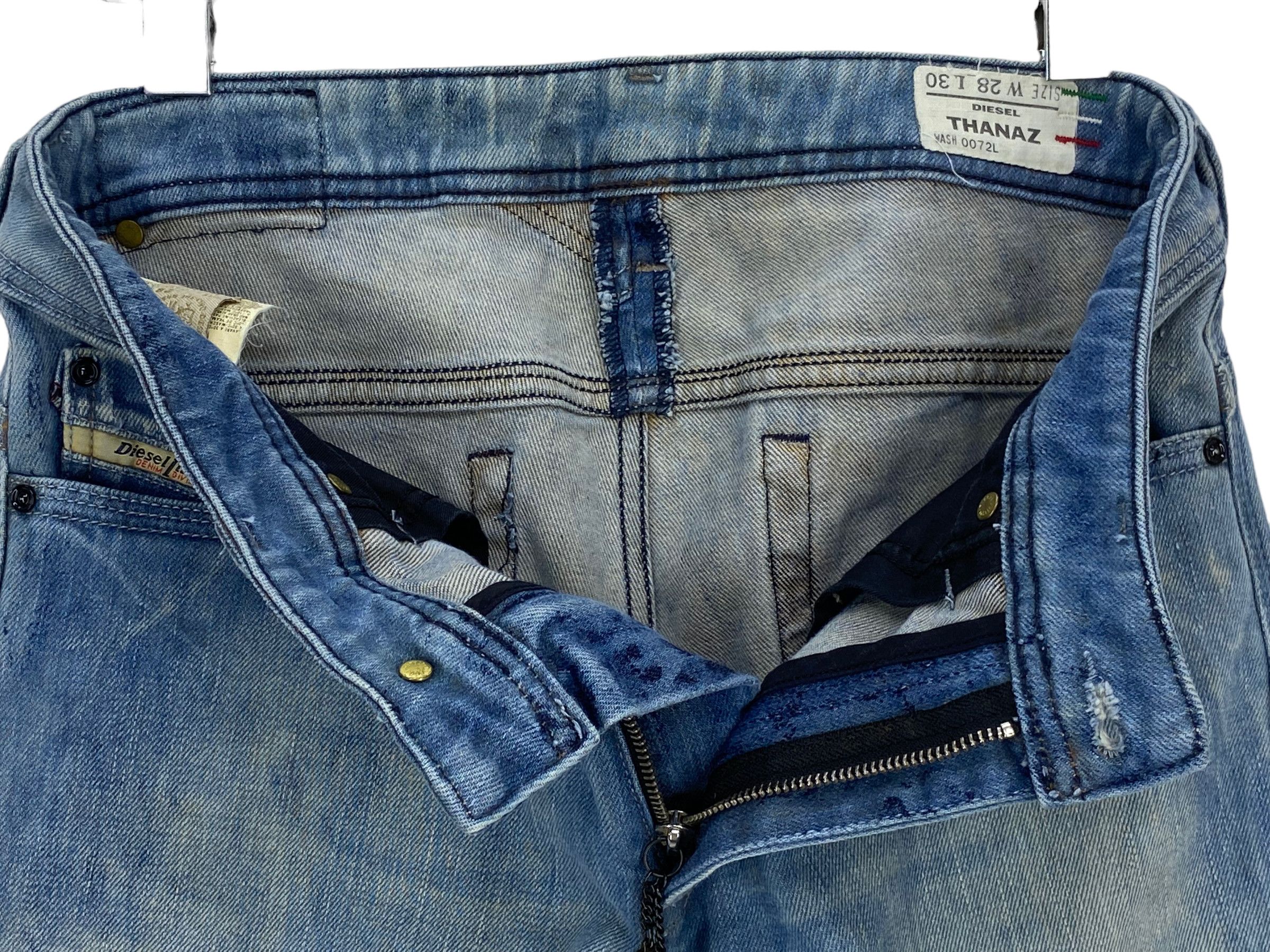 Diesel × Japanese Brand Diesel Denim Jeans Acid Wash Jeans Made in Italy Size US 31 - 15 Thumbnail
