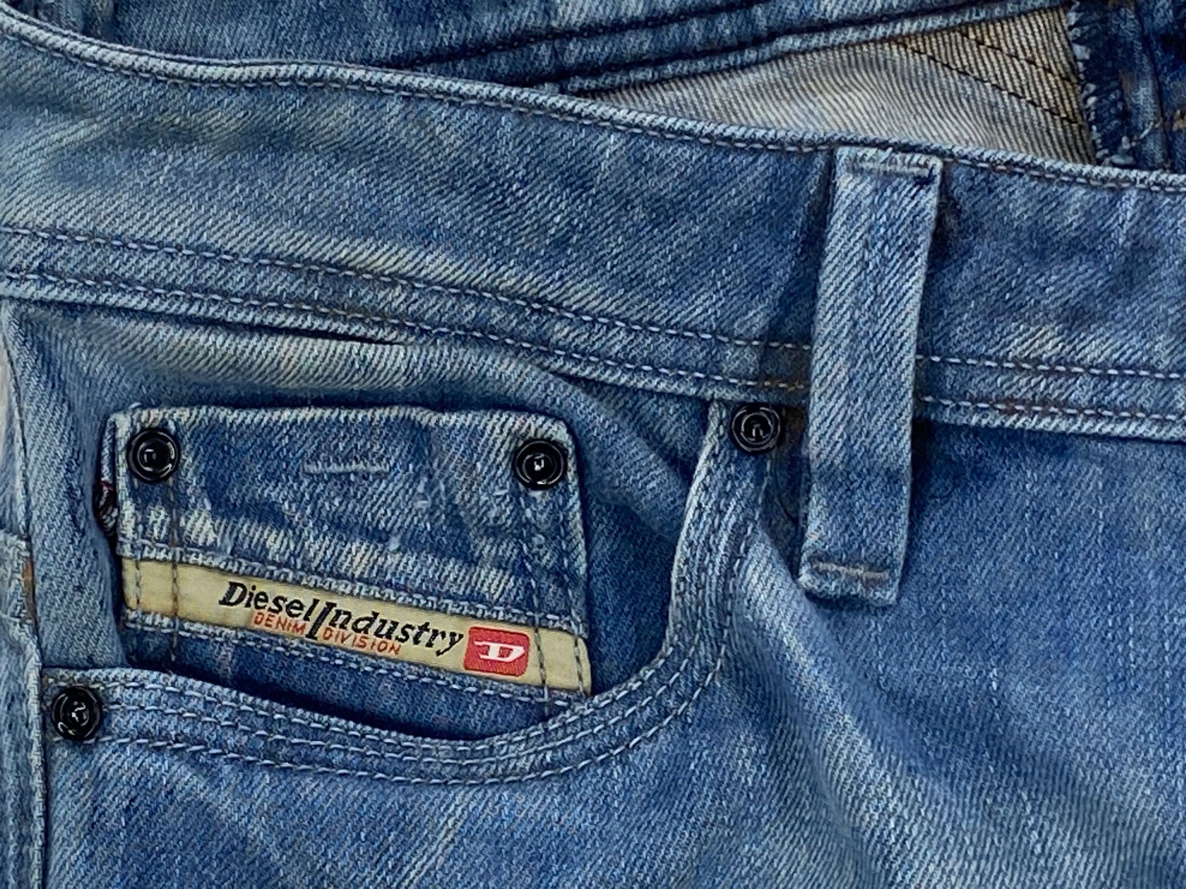 Diesel × Japanese Brand Diesel Denim Jeans Acid Wash Jeans Made in Italy Size US 31 - 14 Thumbnail