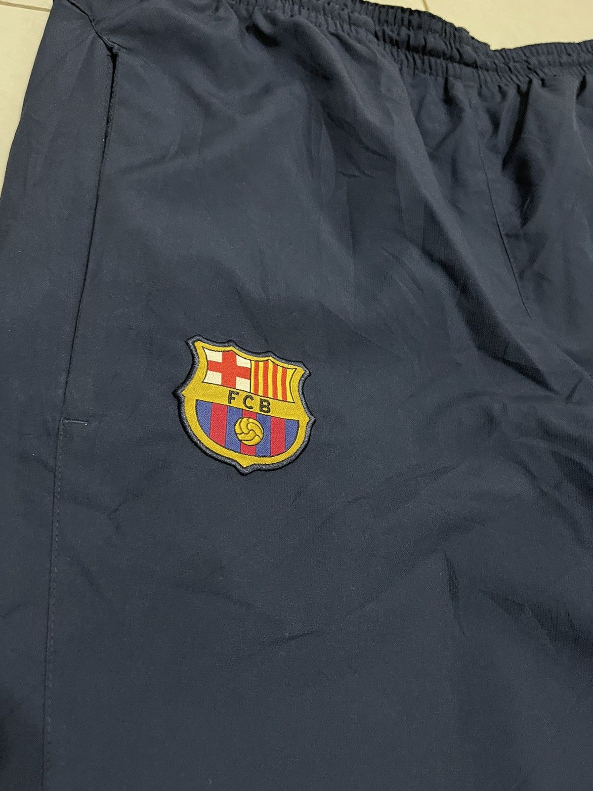 Nike Nike FC Barcelona Mens L Tracksuit Navy Pants Sport 9192 Size US 34 / EU 50 - 2 Thumbnail