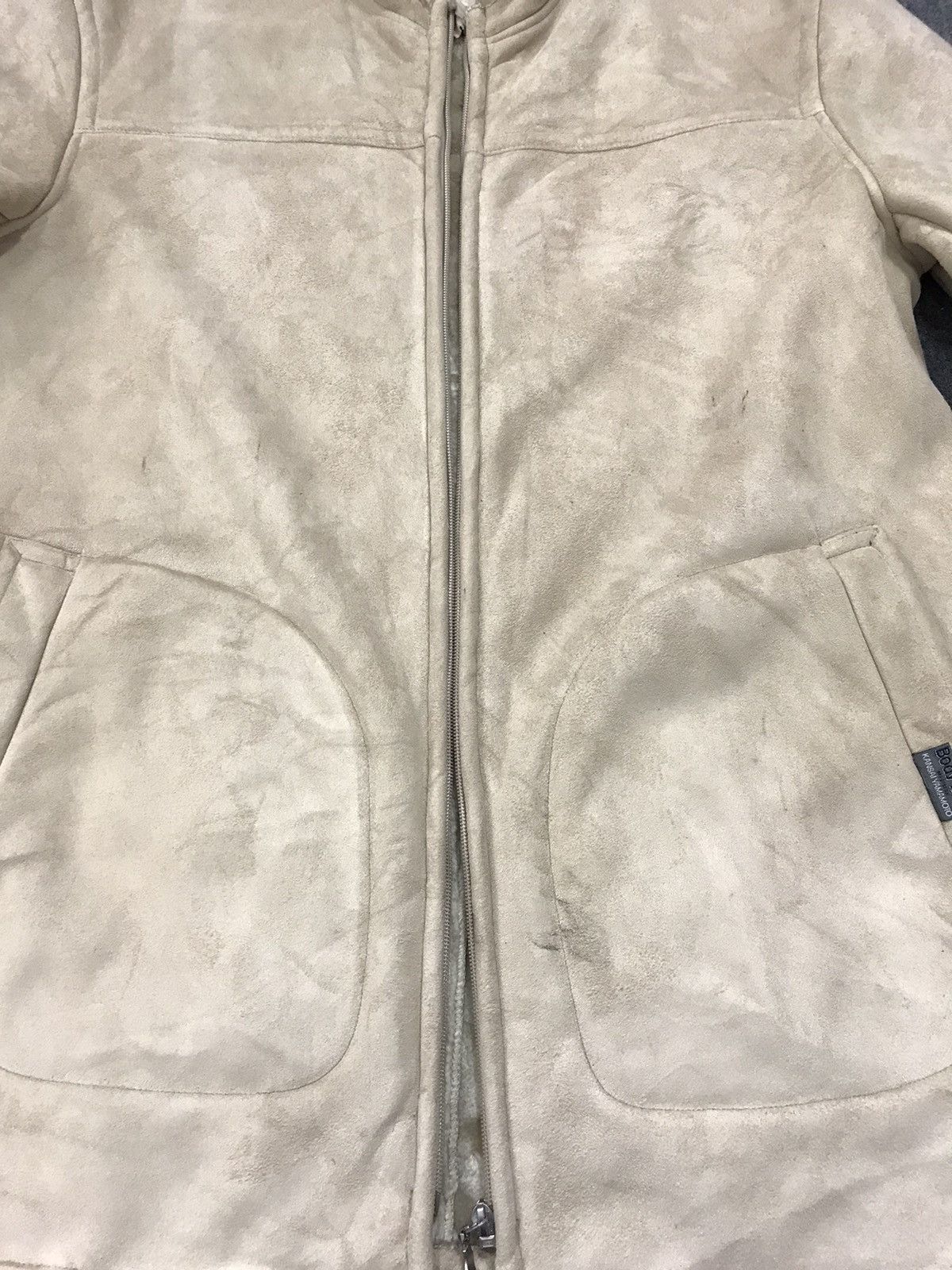 Japanese Brand × Kansai Yamamoto × Vintage Vintage Body Max Kansai Yamamoto Shearling Sherpa Jacket XL Size US XL / EU 56 / 4 - 4 Thumbnail