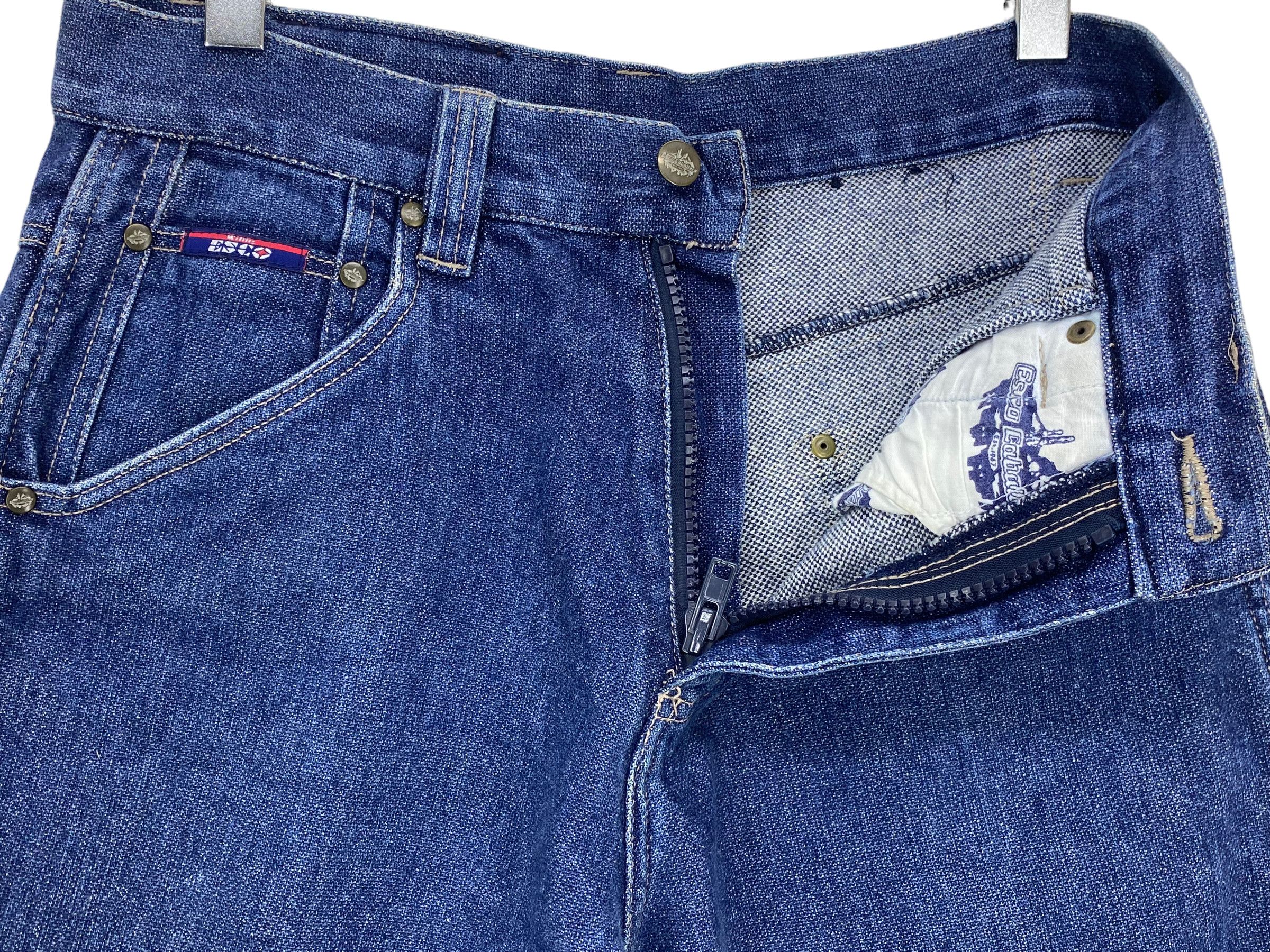 Other Willie Esco Hip Hop Skateboard Jeans Embroided Baggy Jeans Size US 31 - 4 Thumbnail