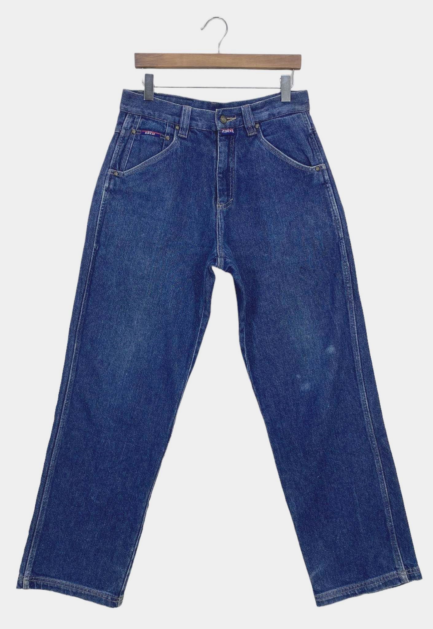 Other Willie Esco Hip Hop Skateboard Jeans Embroided Baggy Jeans Size US 31 - 2 Thumbnail