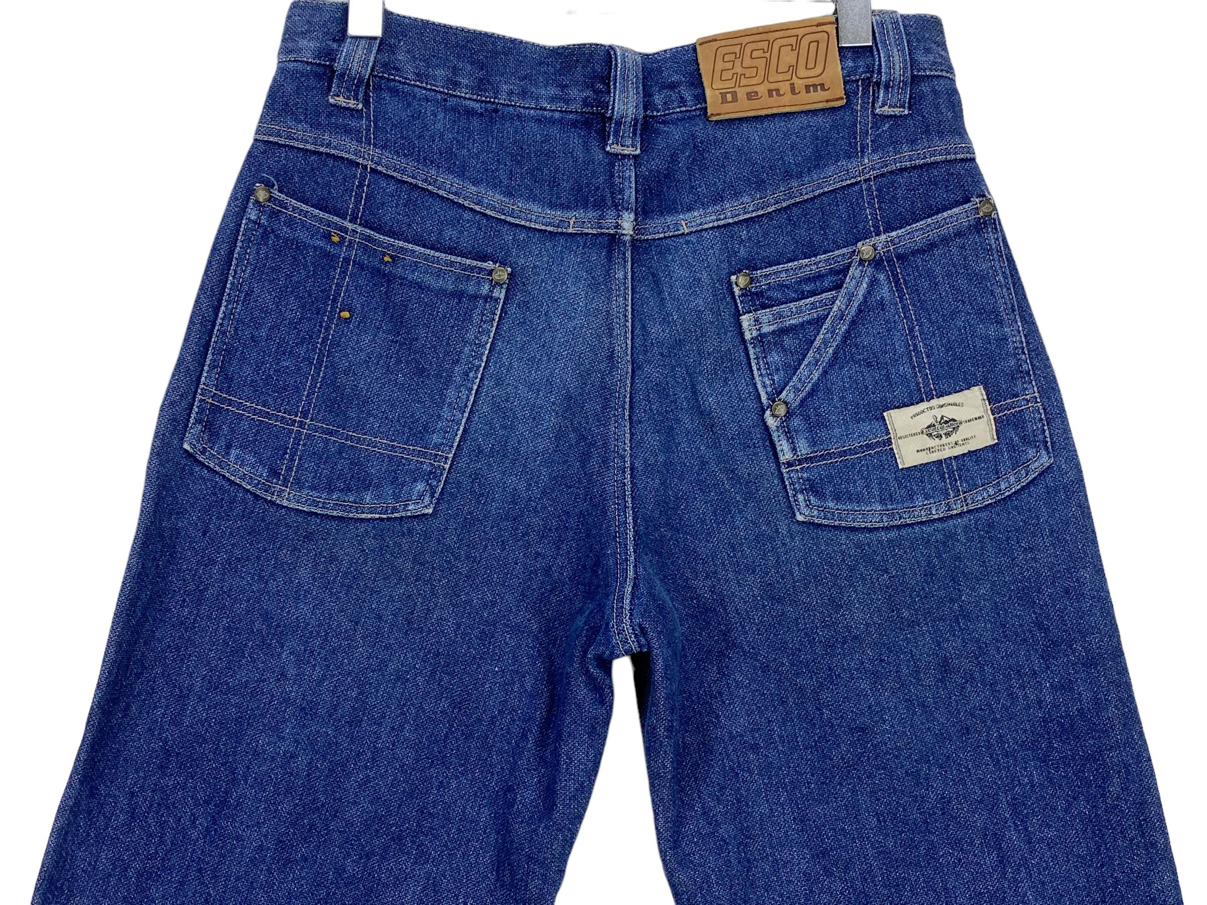 Other Willie Esco Hip Hop Skateboard Jeans Embroided Baggy Jeans Size US 31 - 8 Thumbnail