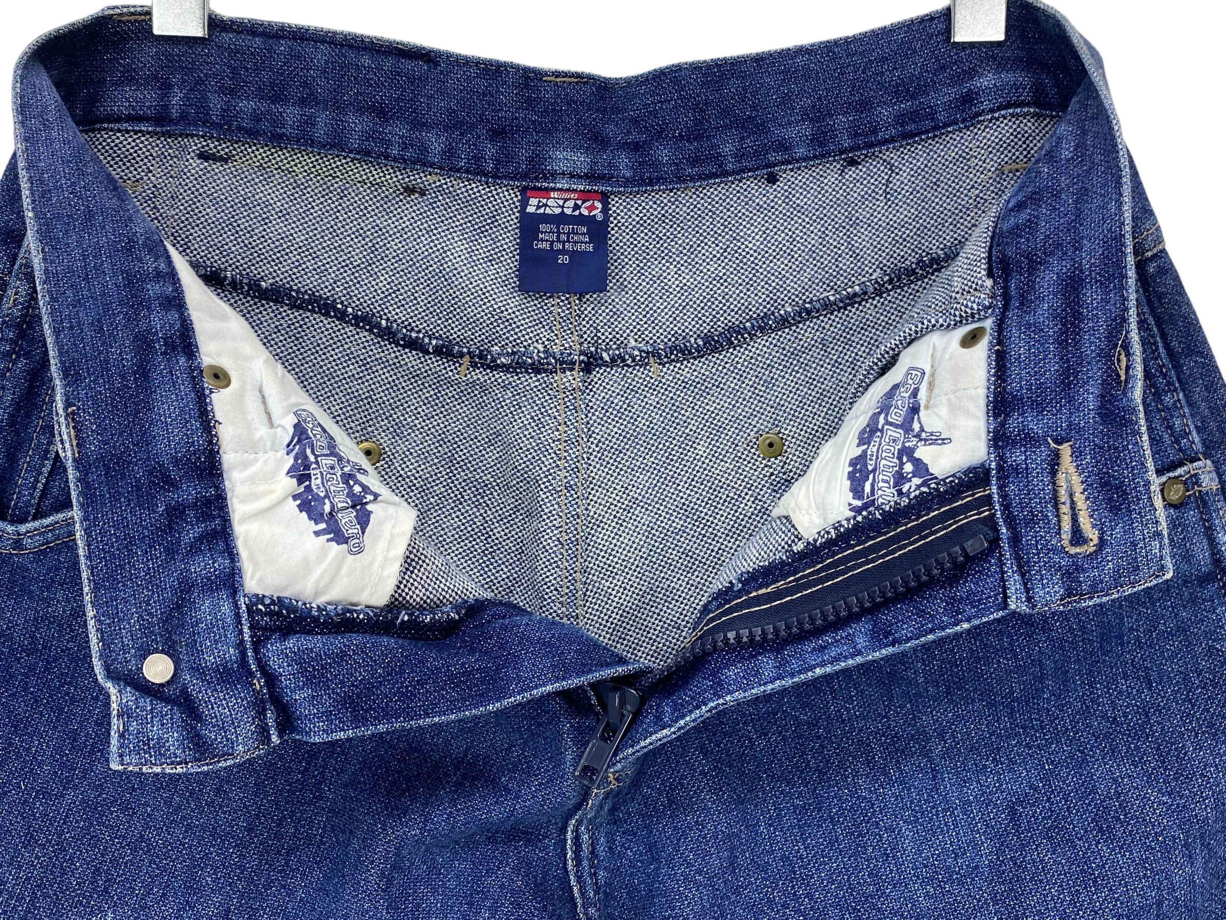 Other Willie Esco Hip Hop Skateboard Jeans Embroided Baggy Jeans Size US 31 - 5 Thumbnail