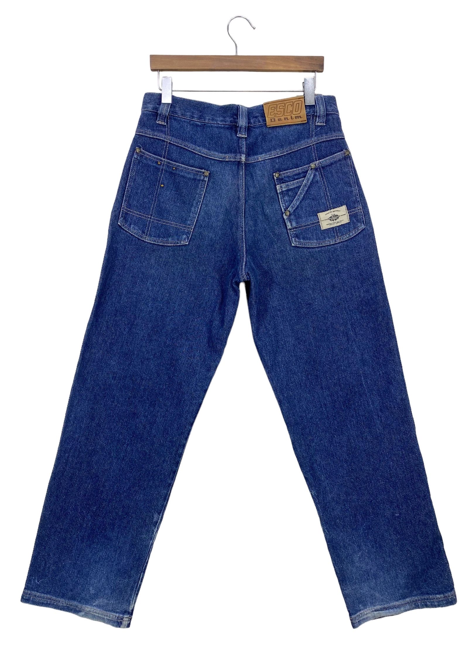 Other Willie Esco Hip Hop Skateboard Jeans Embroided Baggy Jeans Size US 31 - 1 Thumbnail
