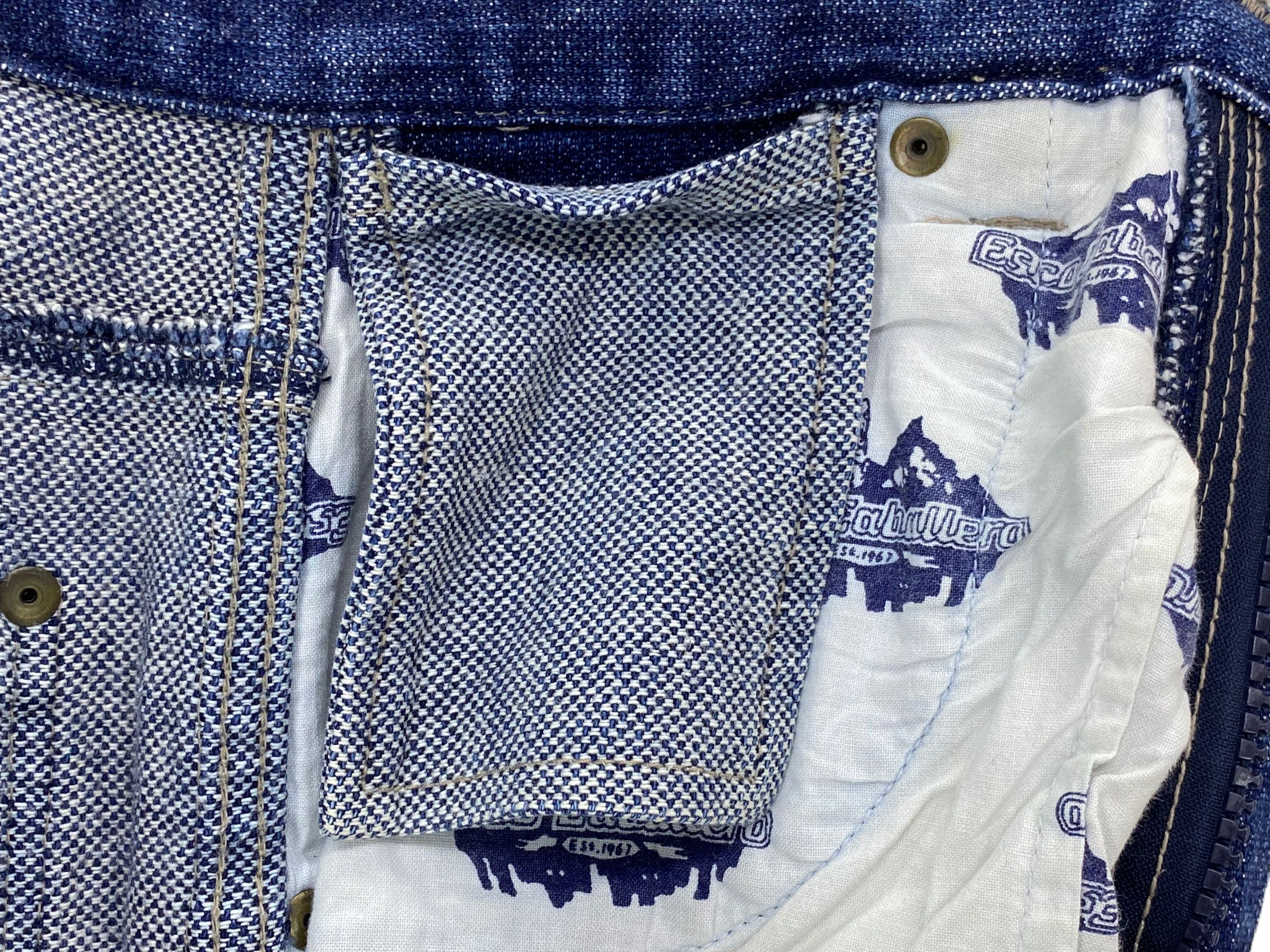 Other Willie Esco Hip Hop Skateboard Jeans Embroided Baggy Jeans Size US 31 - 14 Thumbnail