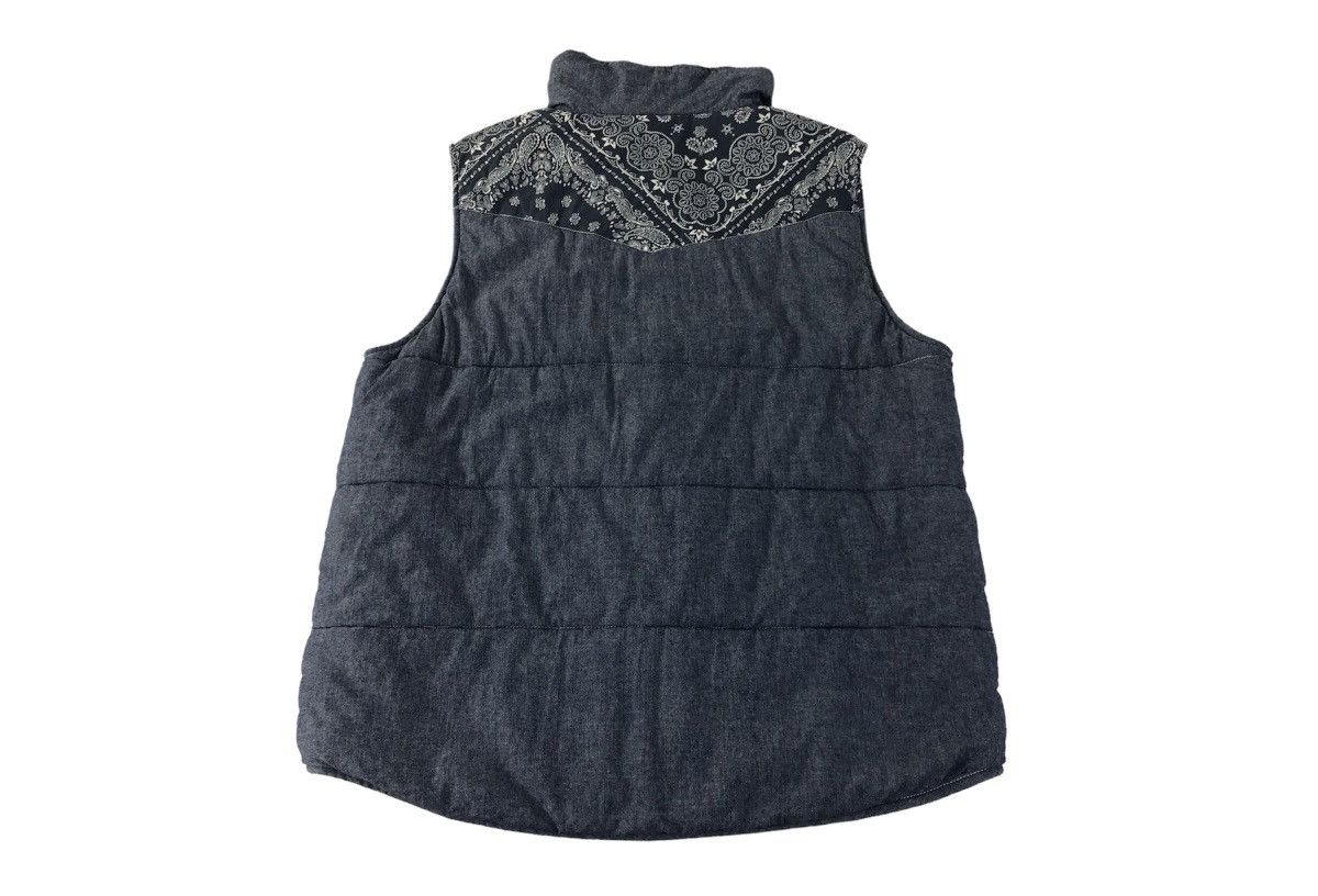 Japanese Brand × Vintage Vintage Vest Anti Ballistic Puffer Design Paisley Art Size US M / EU 48-50 / 2 - 2 Thumbnail
