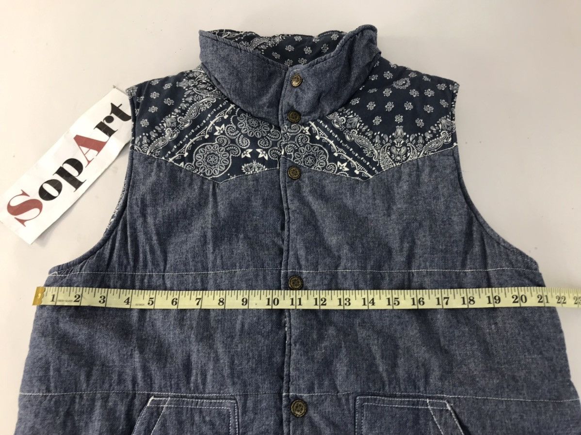 Japanese Brand × Vintage Vintage Vest Anti Ballistic Puffer Design Paisley Art Size US M / EU 48-50 / 2 - 9 Thumbnail