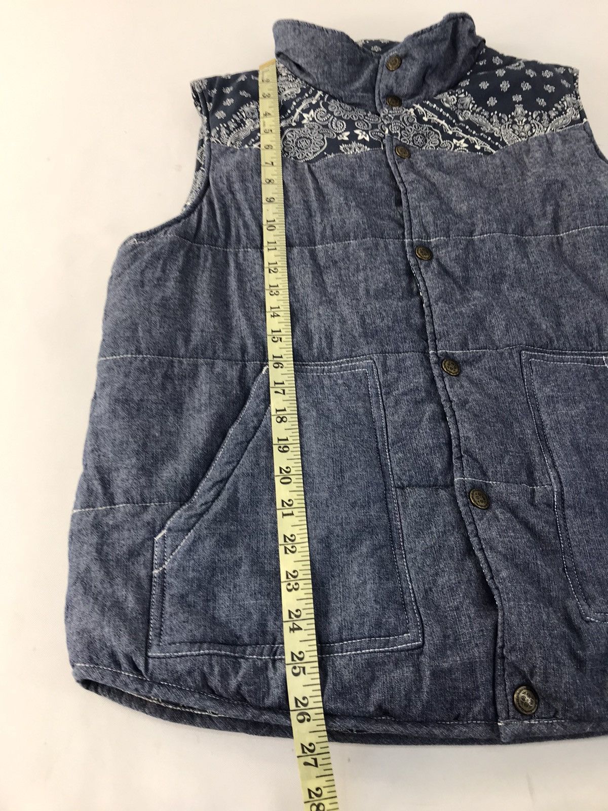 Japanese Brand × Vintage Vintage Vest Anti Ballistic Puffer Design Paisley Art Size US M / EU 48-50 / 2 - 10 Thumbnail