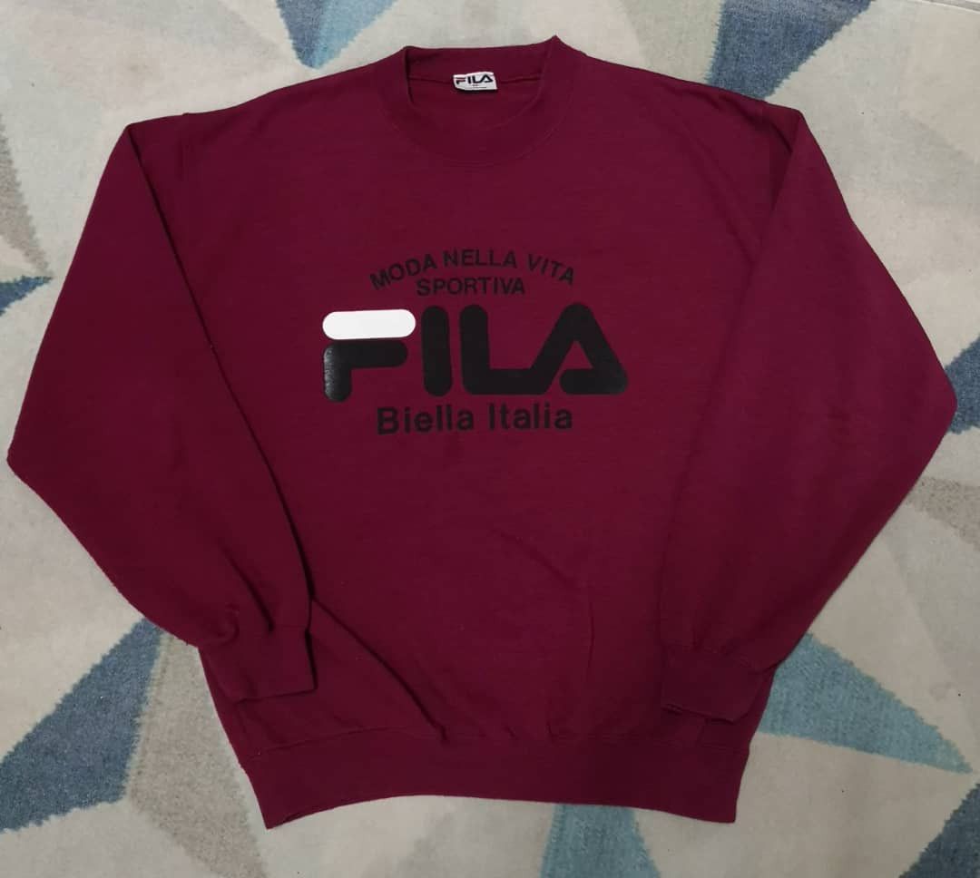 Fila Vintage FILA ITALIA Big Logo Jumper Size US M / EU 48-50 / 2 - 1 Thumbnail
