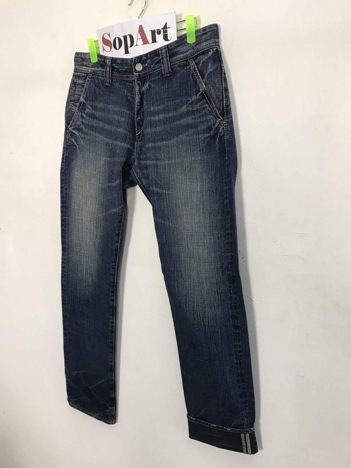Johnbull × Vintage Vintage Johnbull Zipper Indigo Denim Jeans Size US 32 / EU 48 - 4 Thumbnail
