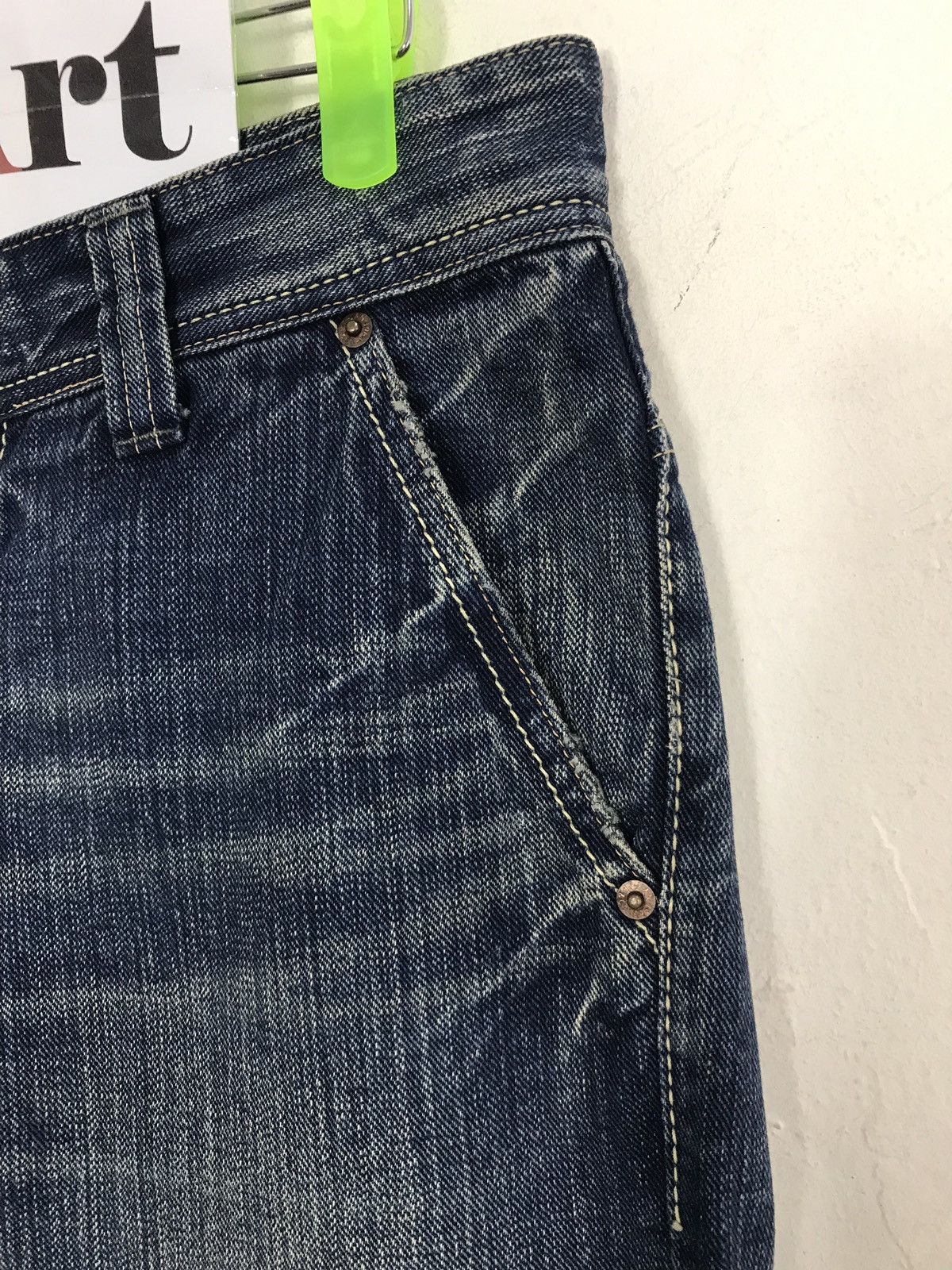 Johnbull × Vintage Vintage Johnbull Zipper Indigo Denim Jeans Size US 32 / EU 48 - 5 Thumbnail