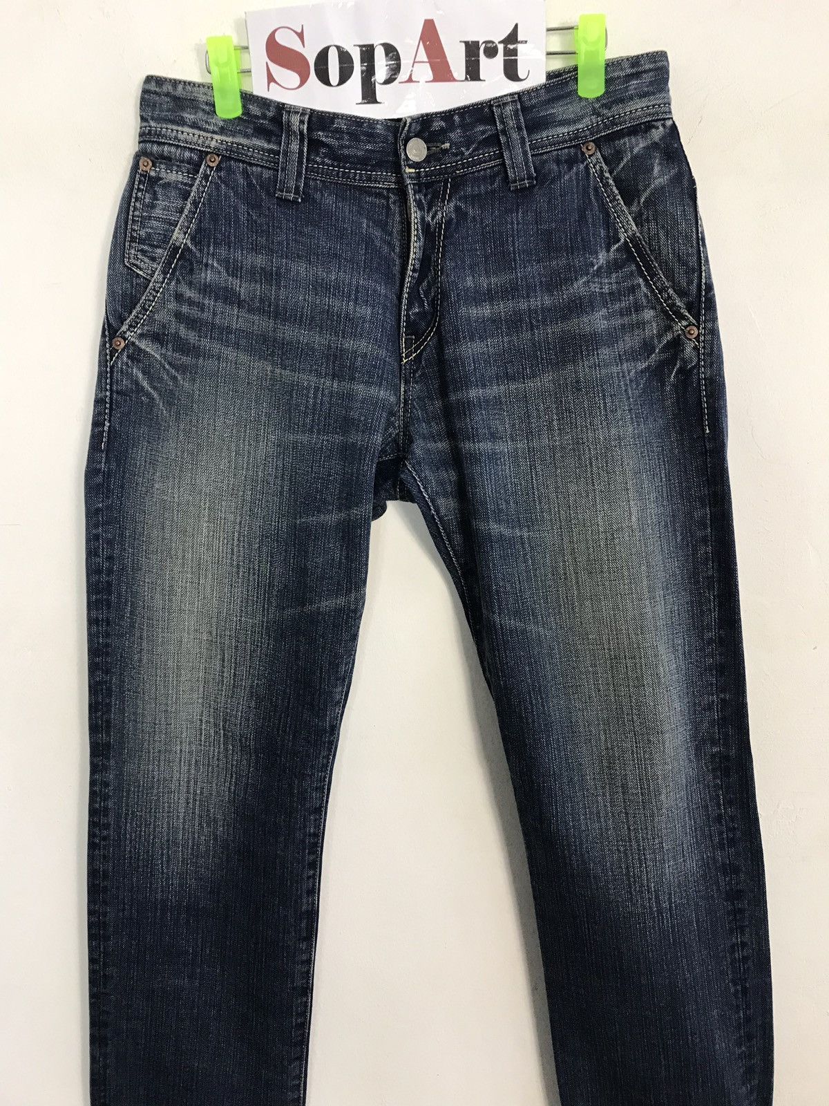 Johnbull × Vintage Vintage Johnbull Zipper Indigo Denim Jeans Size US 32 / EU 48 - 3 Thumbnail