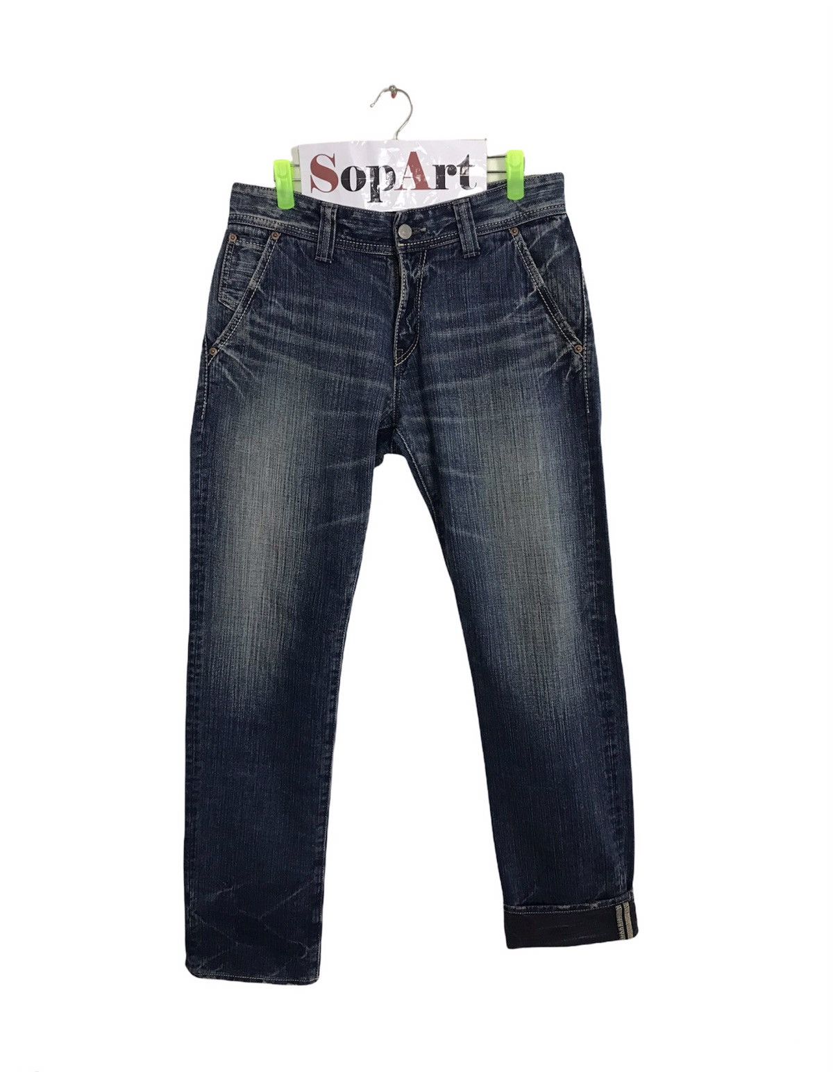 Johnbull × Vintage Vintage Johnbull Zipper Indigo Denim Jeans Size US 32 / EU 48 - 1 Thumbnail
