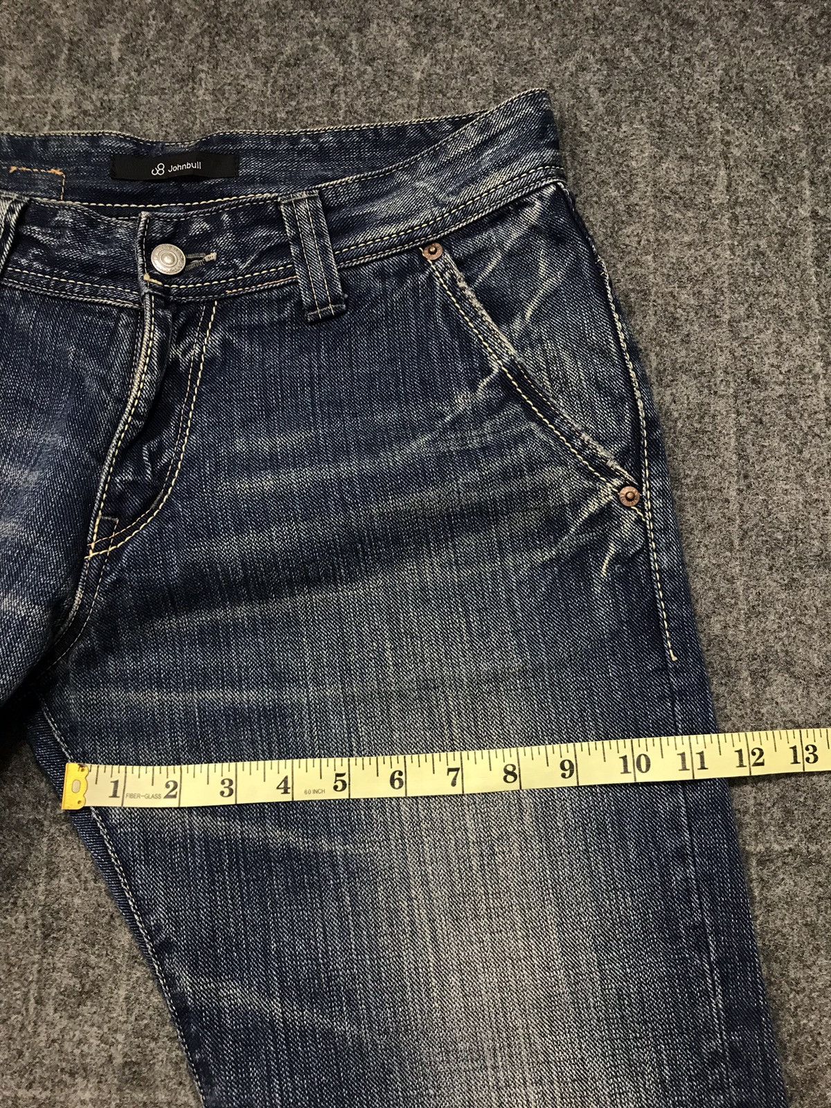 Johnbull × Vintage Vintage Johnbull Zipper Indigo Denim Jeans Size US 32 / EU 48 - 19 Thumbnail