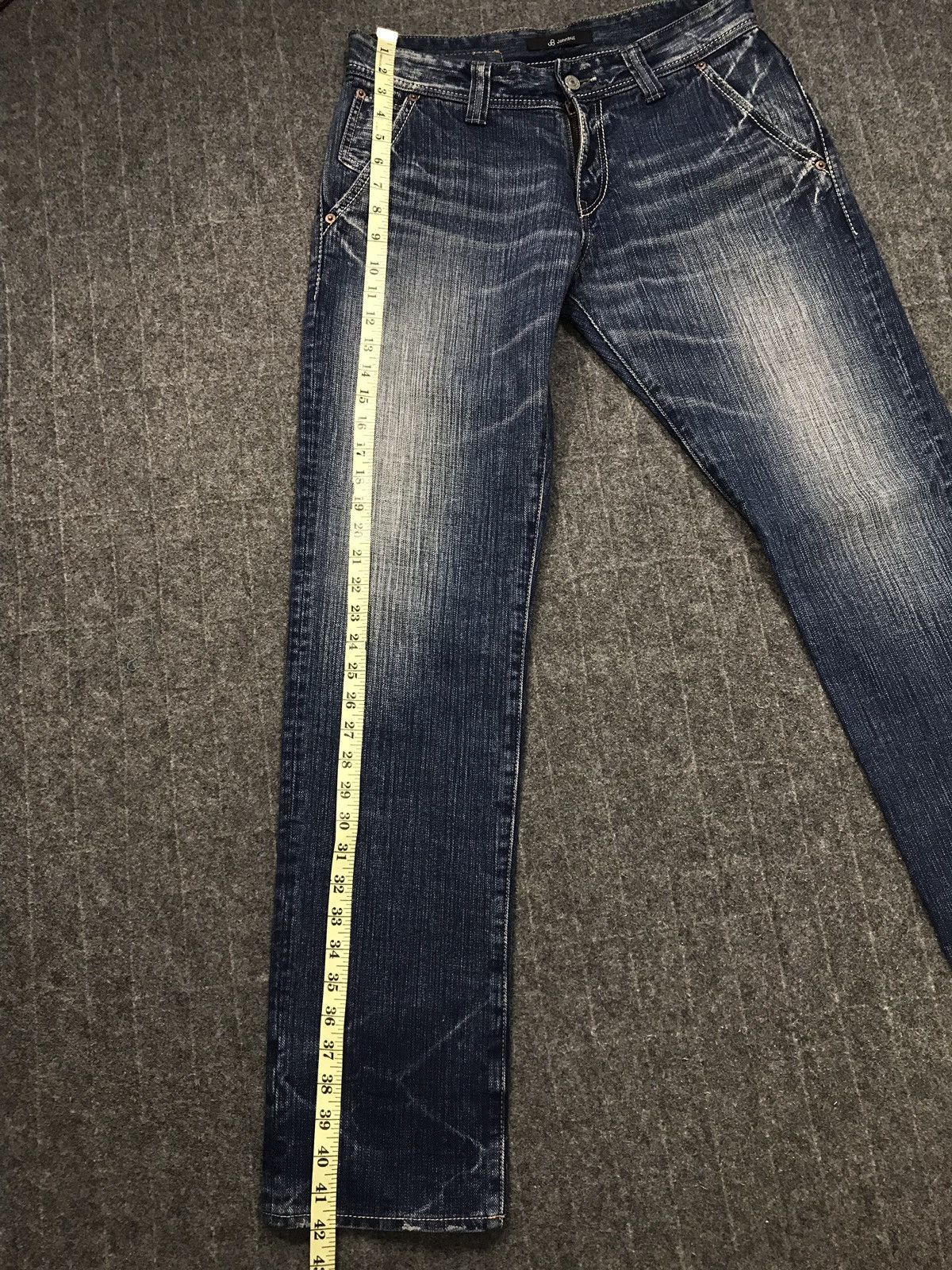 Johnbull × Vintage Vintage Johnbull Zipper Indigo Denim Jeans Size US 32 / EU 48 - 21 Thumbnail