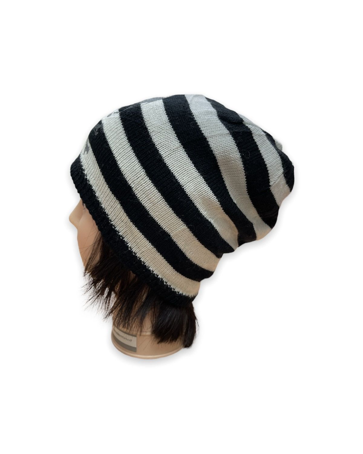 Japanese Brand Distressed Skulls Reversible Beanie Hats Snow Caps Size ONE SIZE - 8 Thumbnail