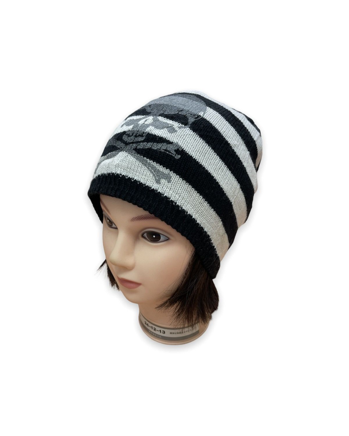 Japanese Brand Distressed Skulls Reversible Beanie Hats Snow Caps Size ONE SIZE - 9 Thumbnail
