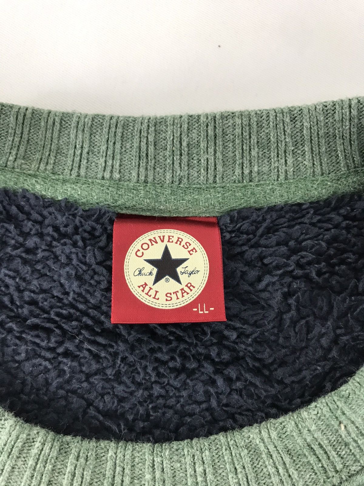 Converse × Vintage Vintage Converse All Star Massachusets U.S.A Sweatshirt Size US L / EU 52-54 / 3 - 4 Thumbnail