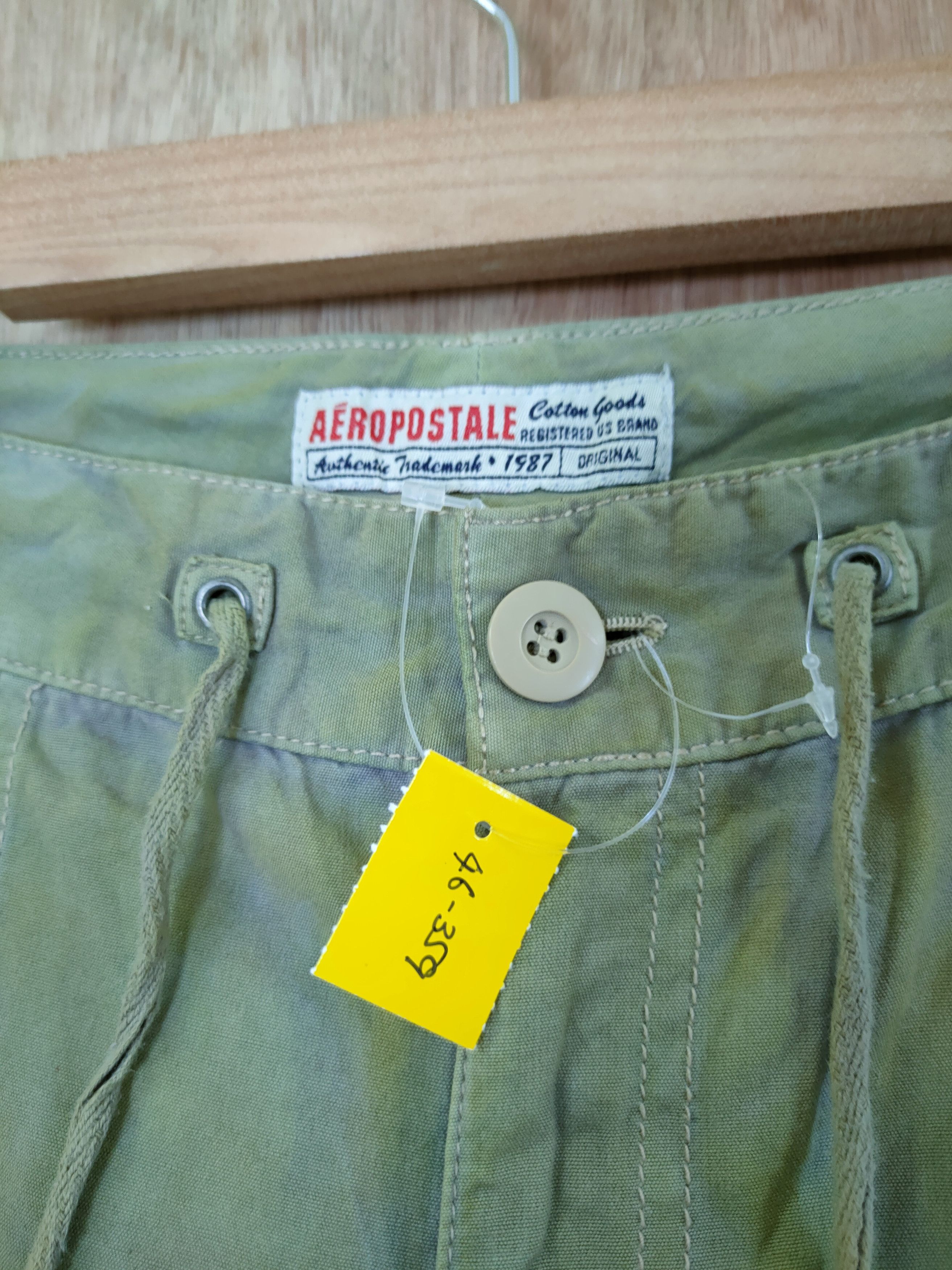 Aeropostale DL Aeropostate faded green multipocket cargo pants #46-359 Size US 28 / EU 44 - 5 Thumbnail