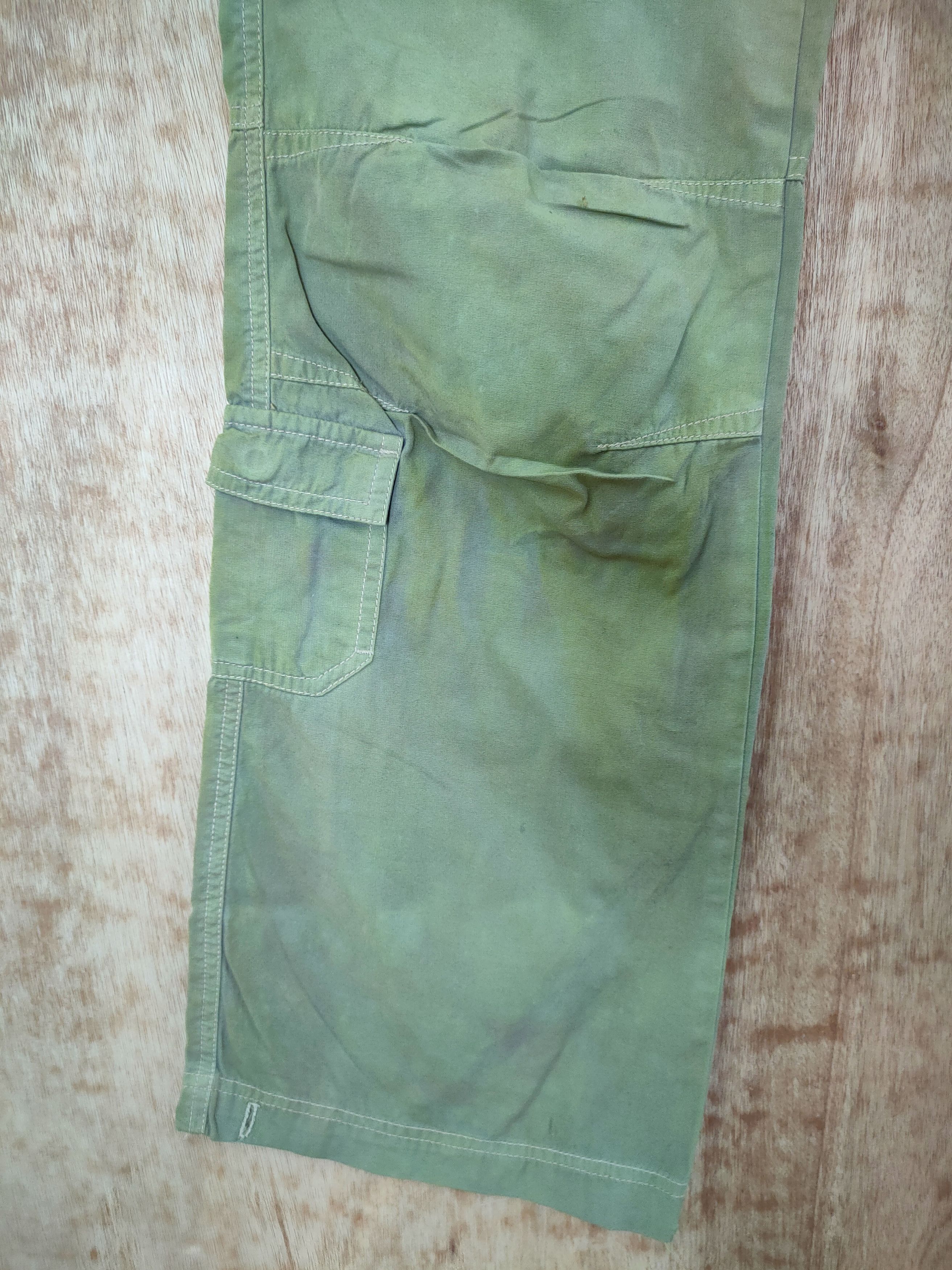 Aeropostale DL Aeropostate faded green multipocket cargo pants #46-359 Size US 28 / EU 44 - 3 Thumbnail