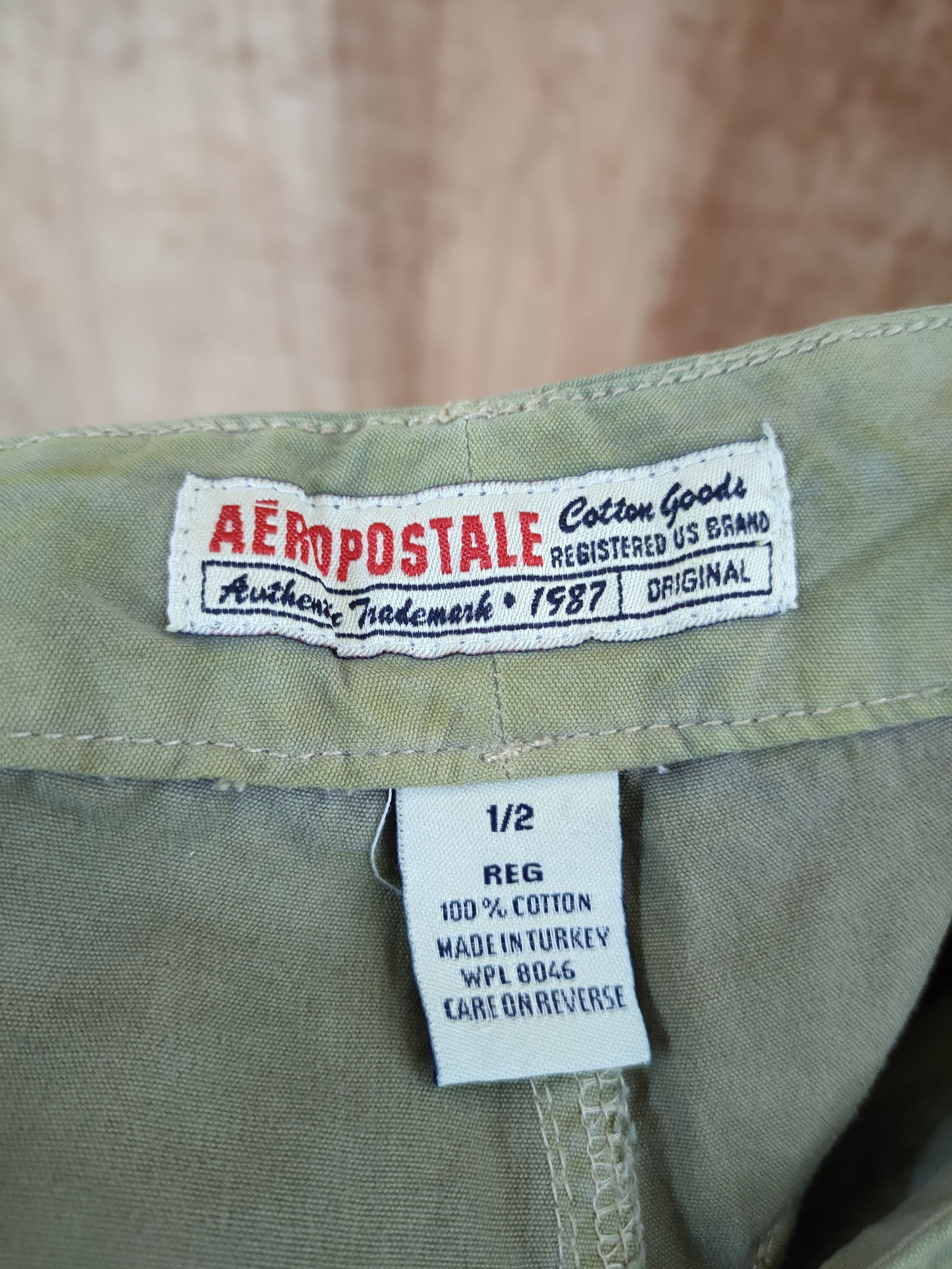 Aeropostale DL Aeropostate faded green multipocket cargo pants #46-359 Size US 28 / EU 44 - 9 Thumbnail
