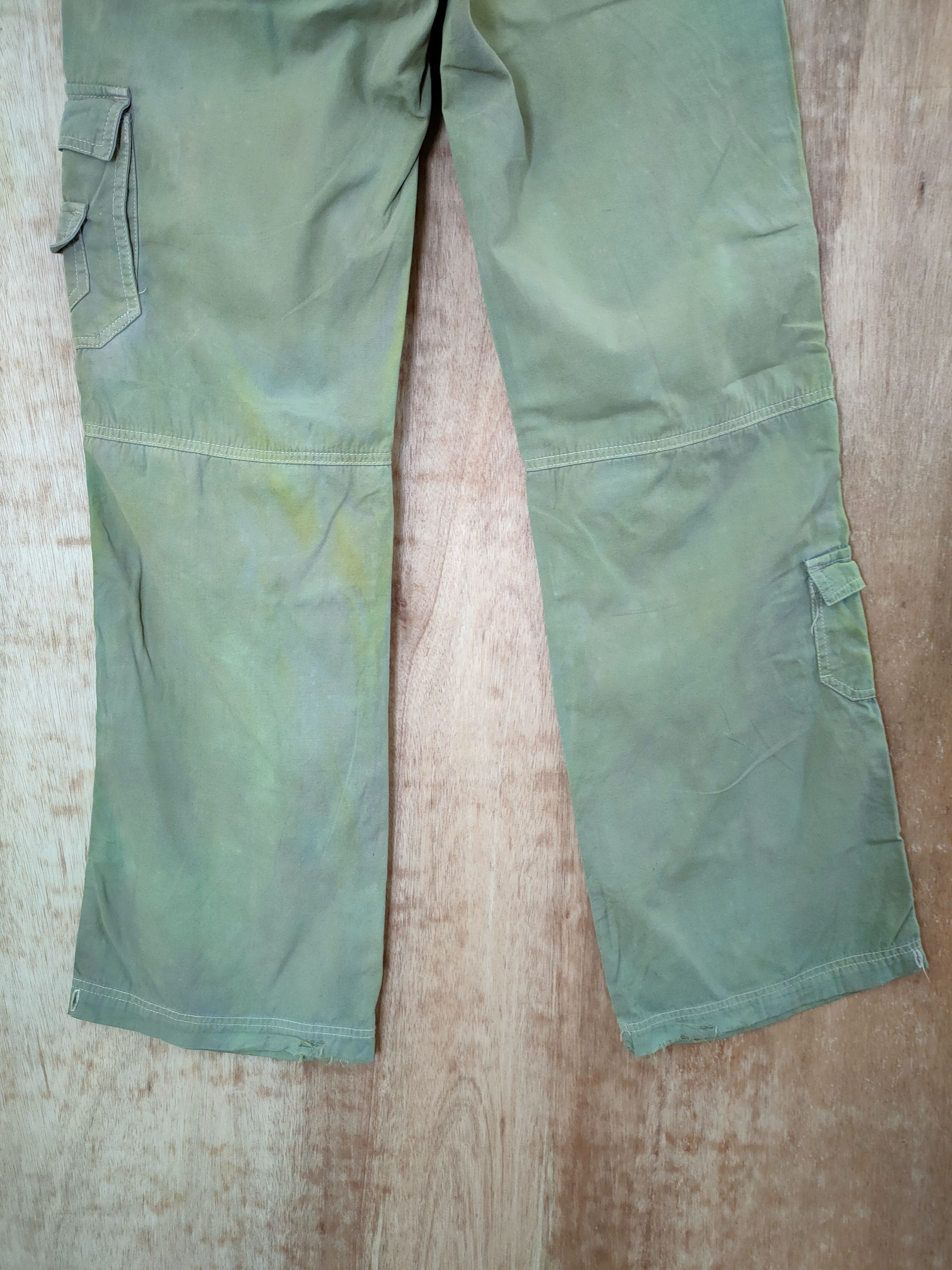 Aeropostale DL Aeropostate faded green multipocket cargo pants #46-359 Size US 28 / EU 44 - 7 Thumbnail